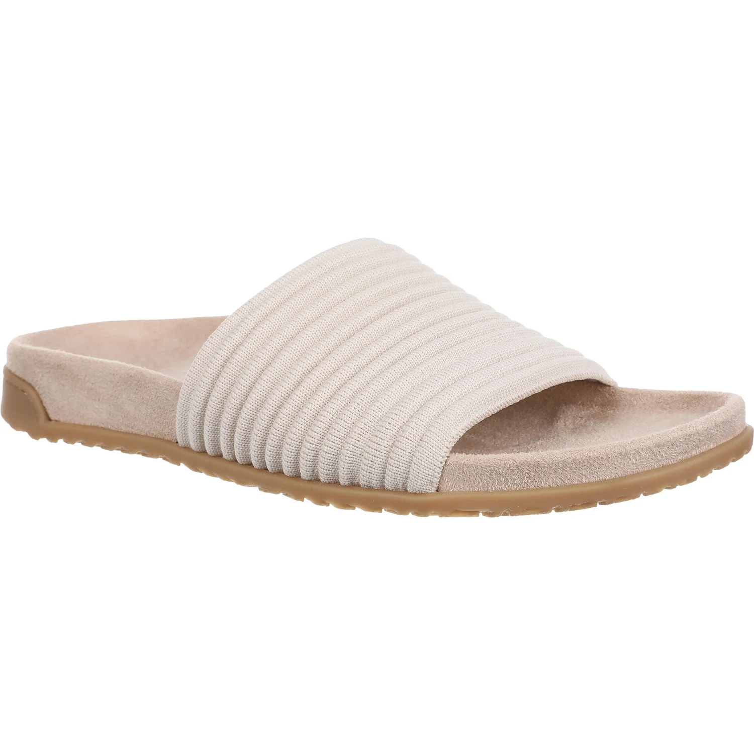 Vionic Evie Knit Women's Slide Sandals Cream