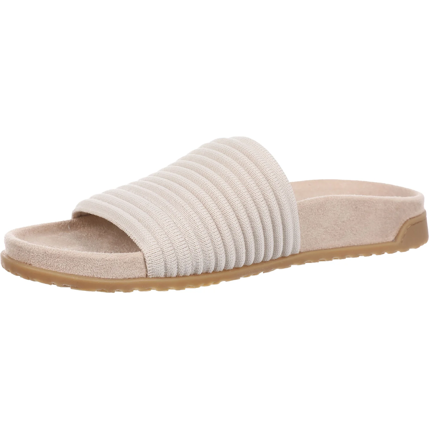 Vionic Evie Knit Women's Slide Sandals Cream - Image 3
