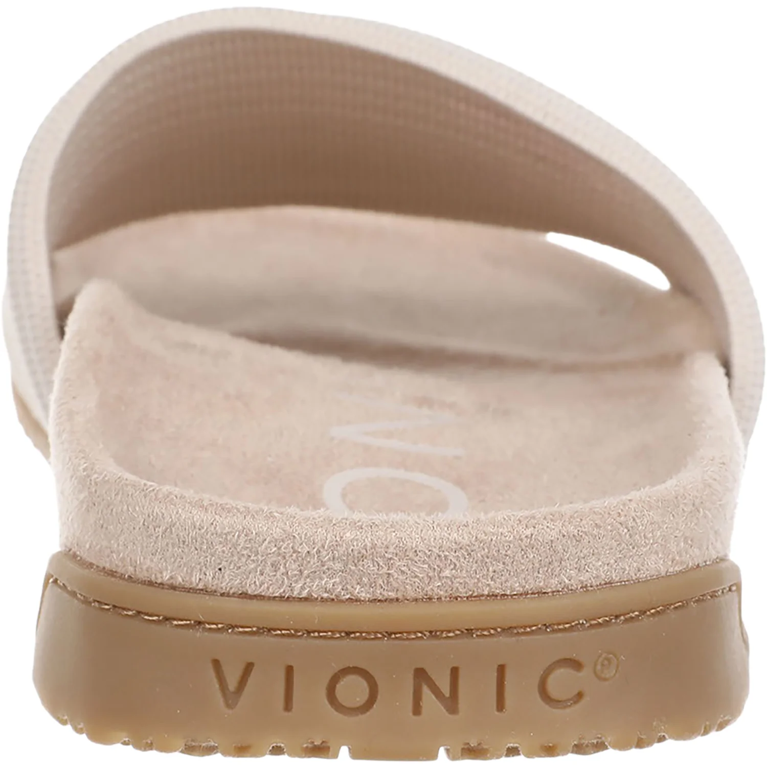 Vionic Evie Knit Women's Slide Sandals Cream - Image 5