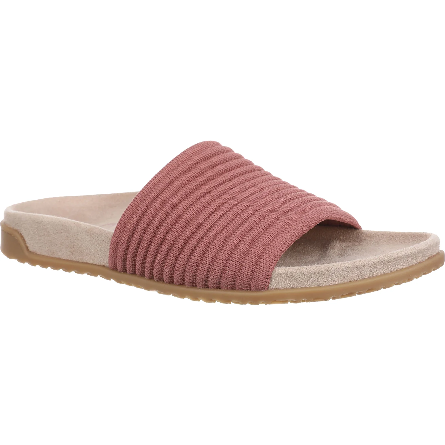 Vionic Evie Knit Women's Slide Sandals Withered Rose