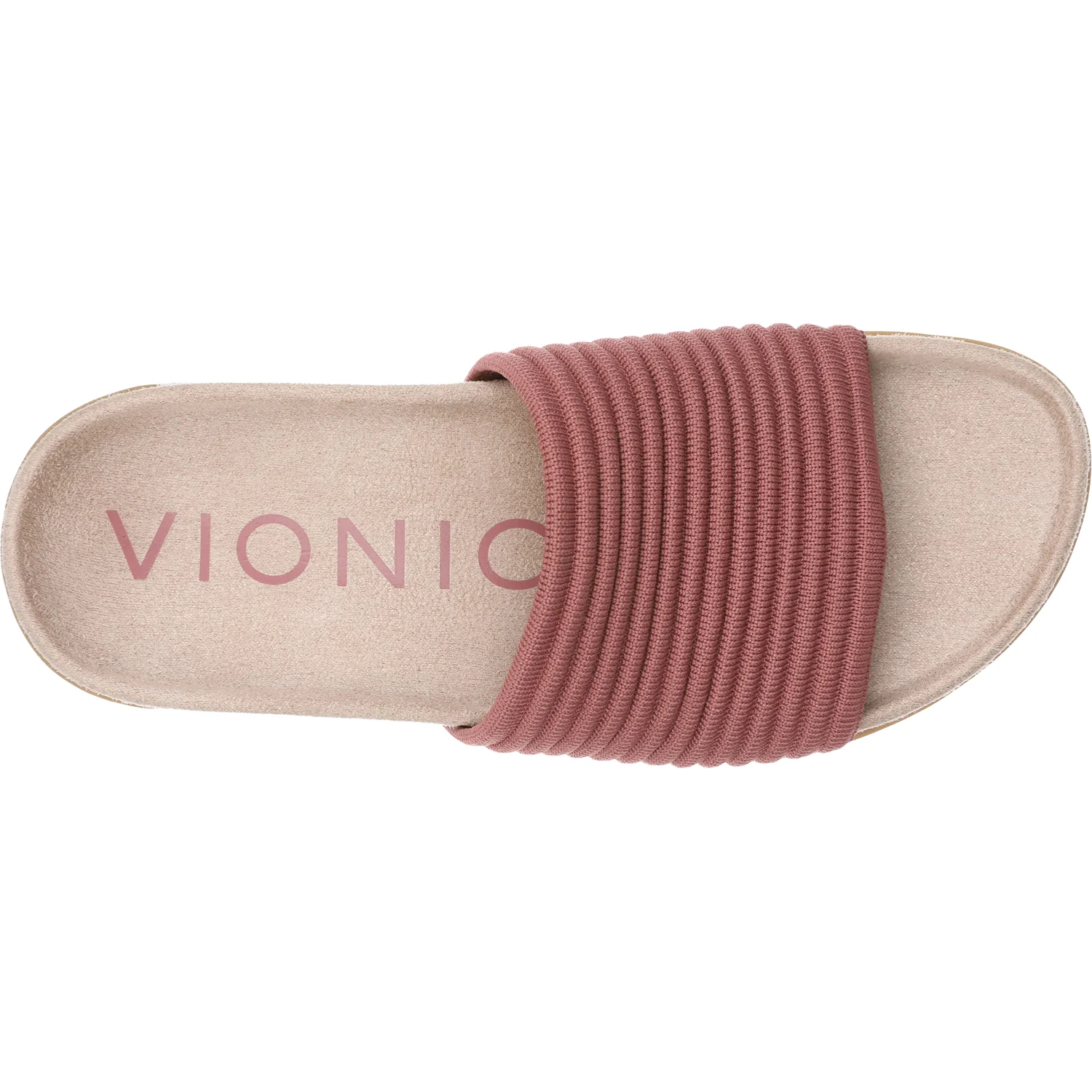 Vionic Evie Knit Women's Slide Sandals Withered Rose - Image 2