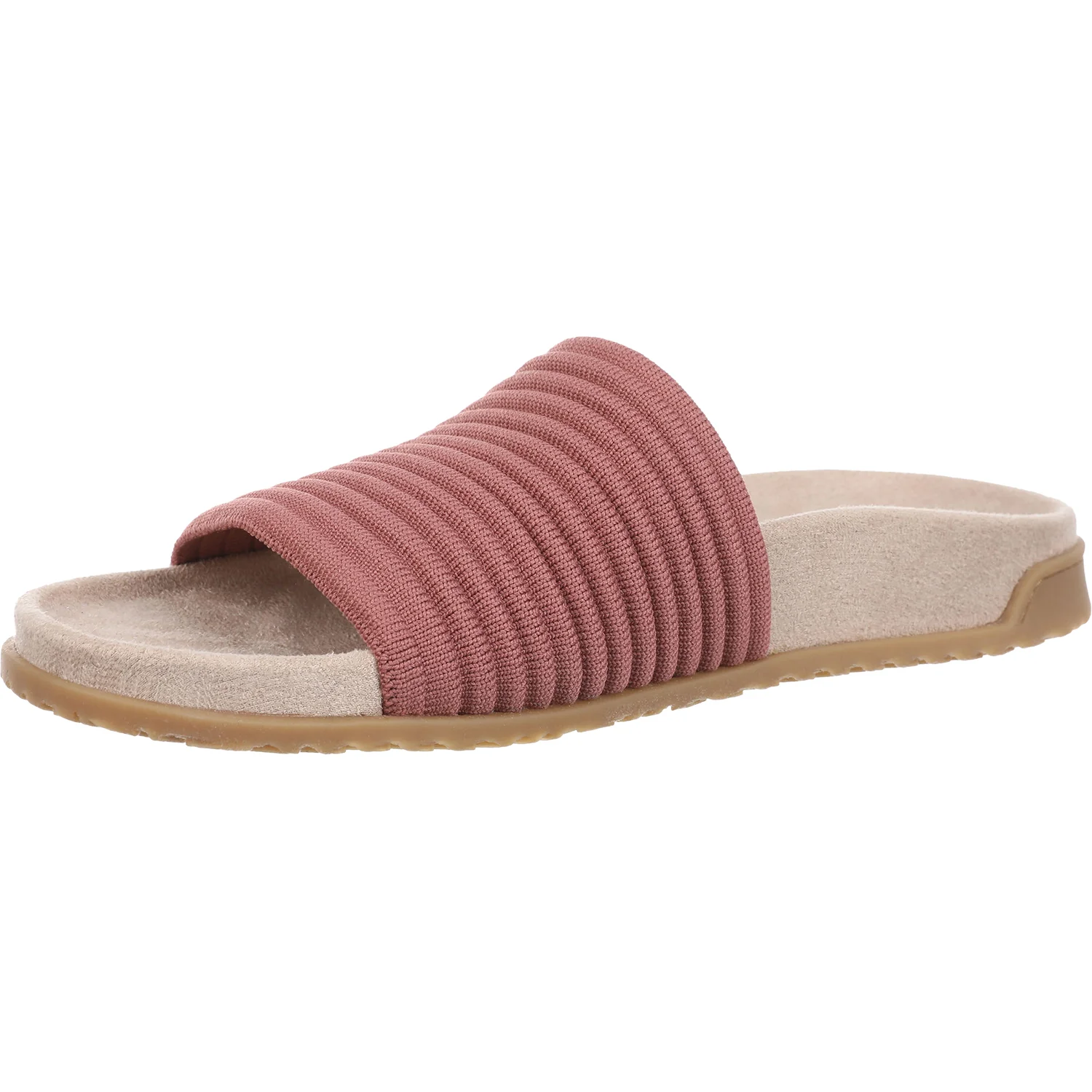 Vionic Evie Knit Women's Slide Sandals Withered Rose - Image 3