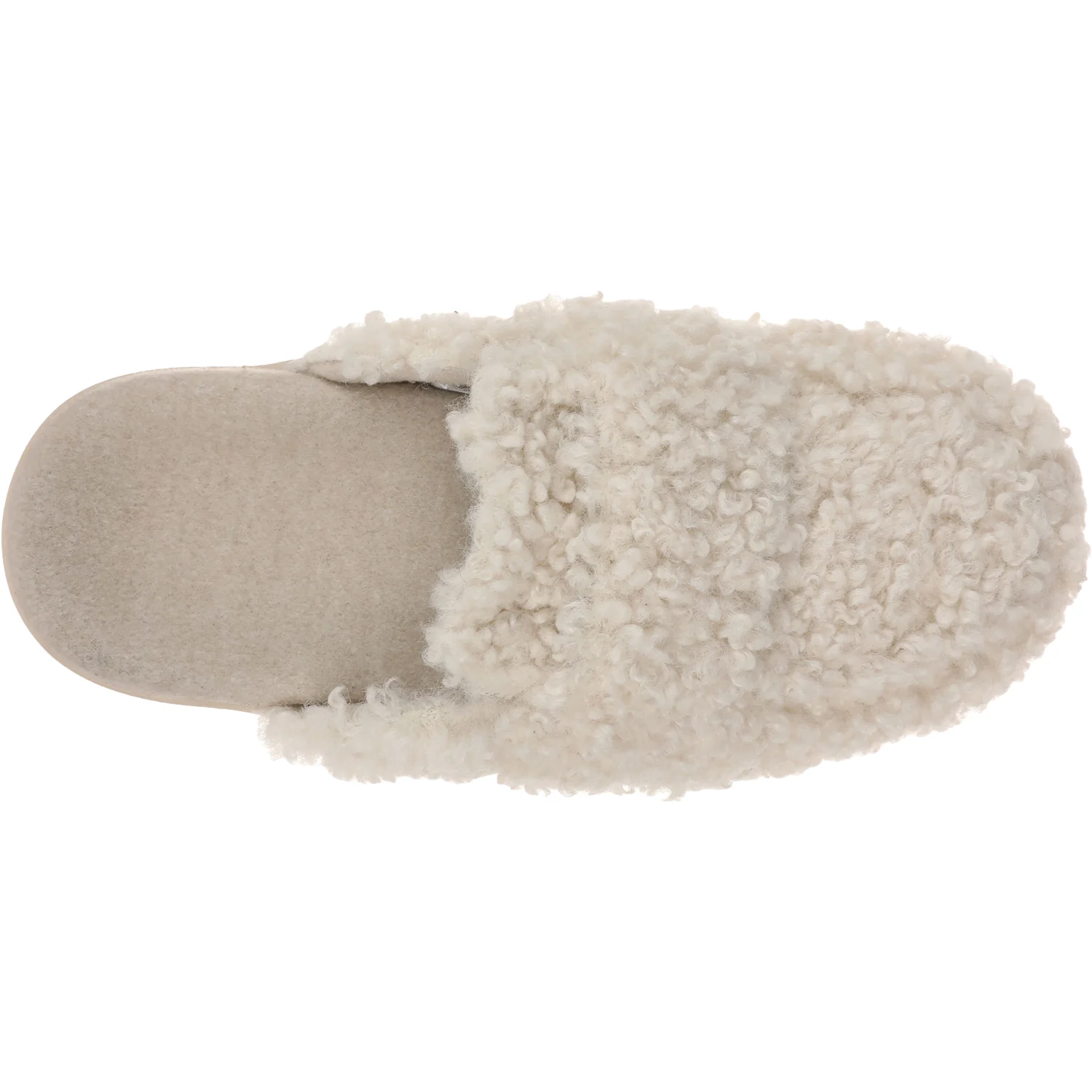 Vionic Gemma II Women's Open Back Slippers Cream Shearling - Image 2