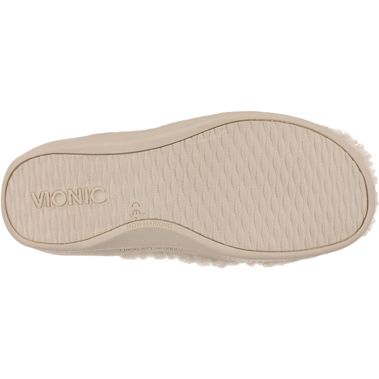 Vionic Gemma II Women's Open Back Slippers Cream Shearling - Image 4