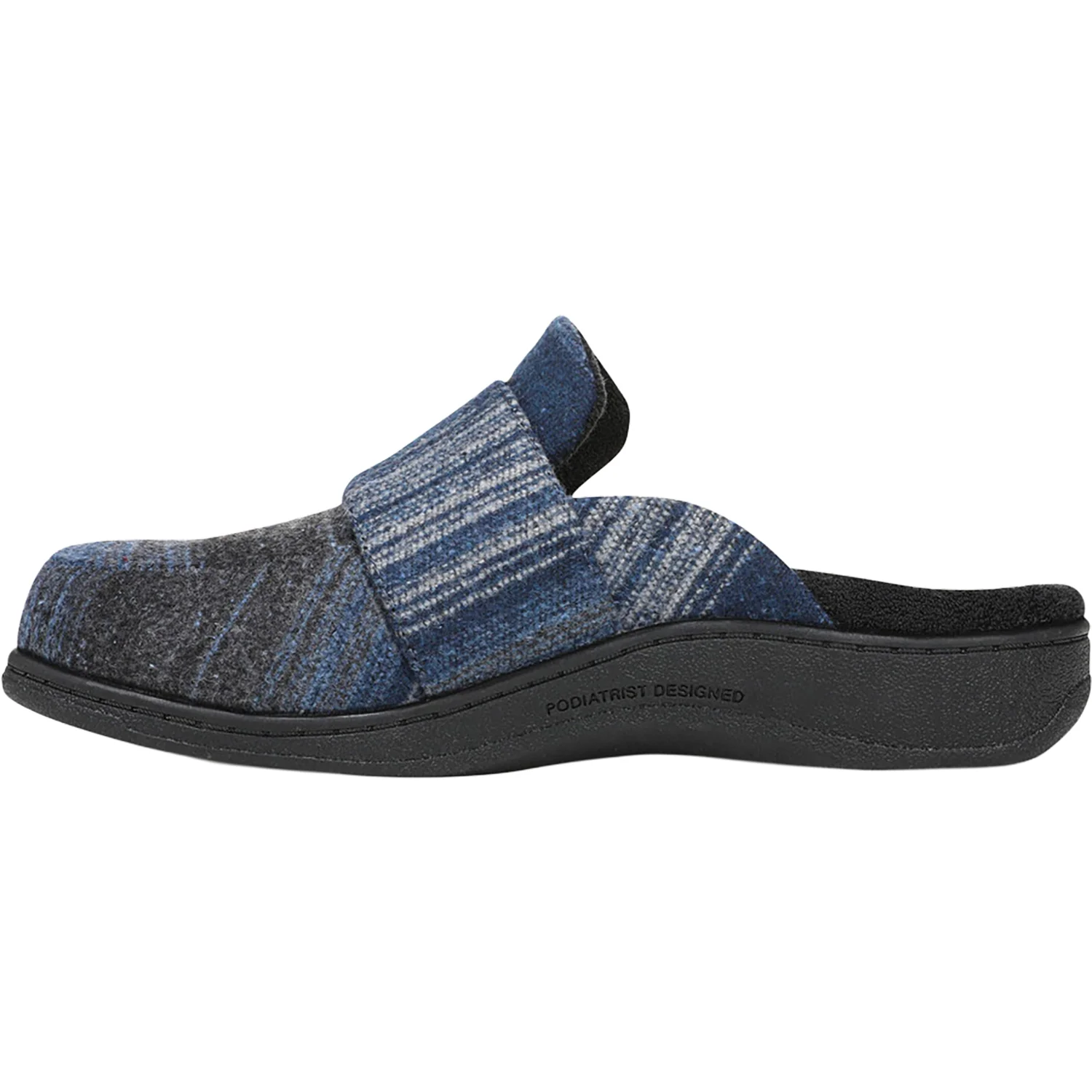 Vionic Gemma II Women's Open Back Slippers Dark Denim Multi - Image 3