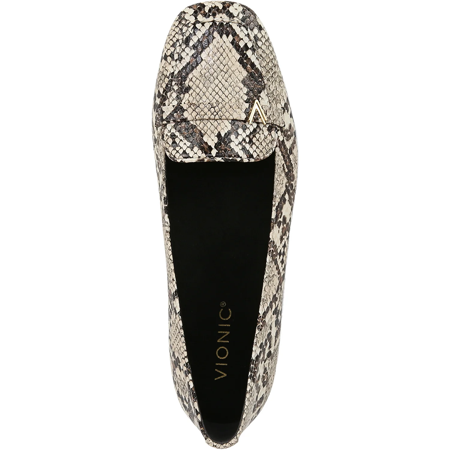 Vionic Hayes Women's Dress Flats Ivory Multi Snake Embossed Leather - Image 2
