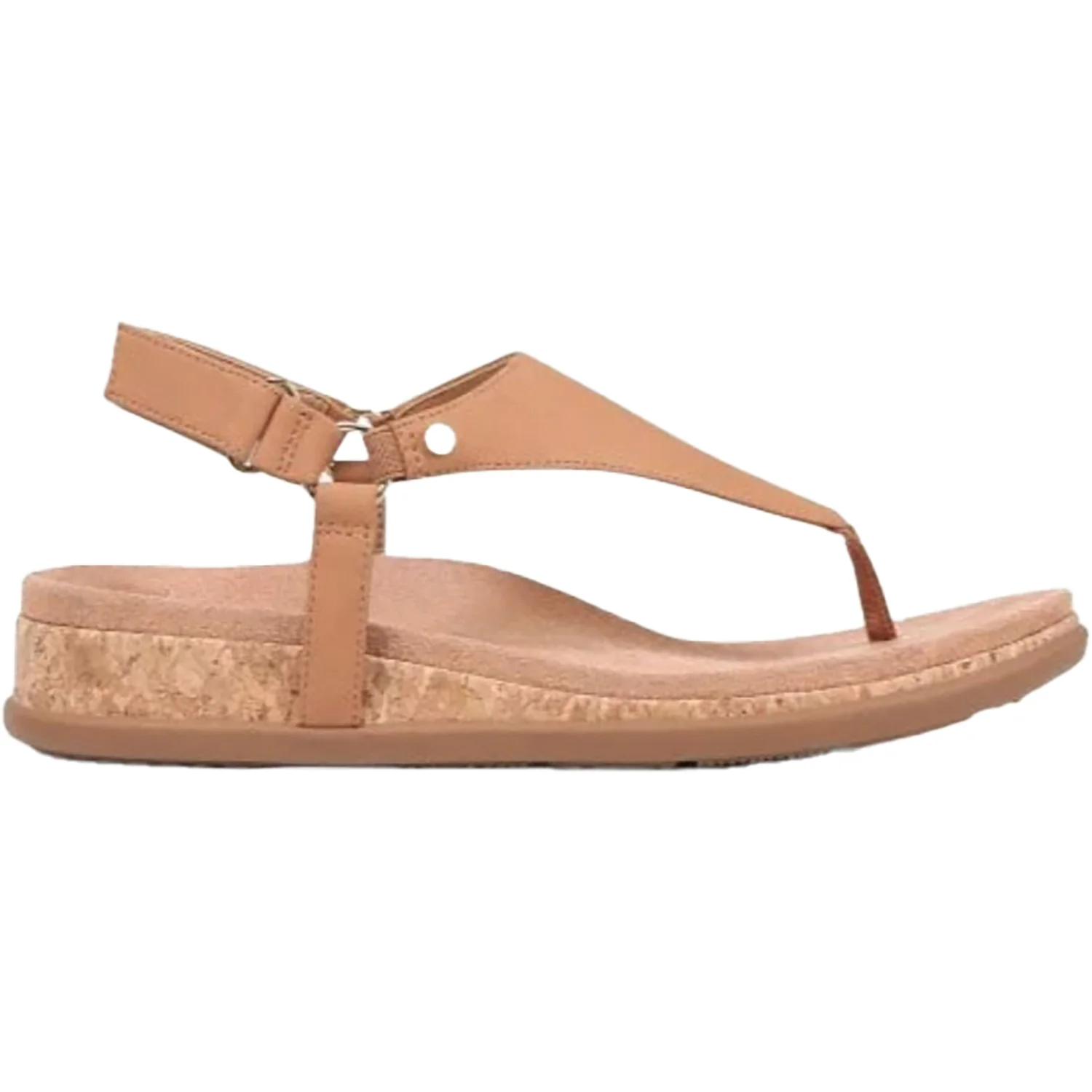 Vionic Kirra II Women's Thong Sandals Camel Nubuck