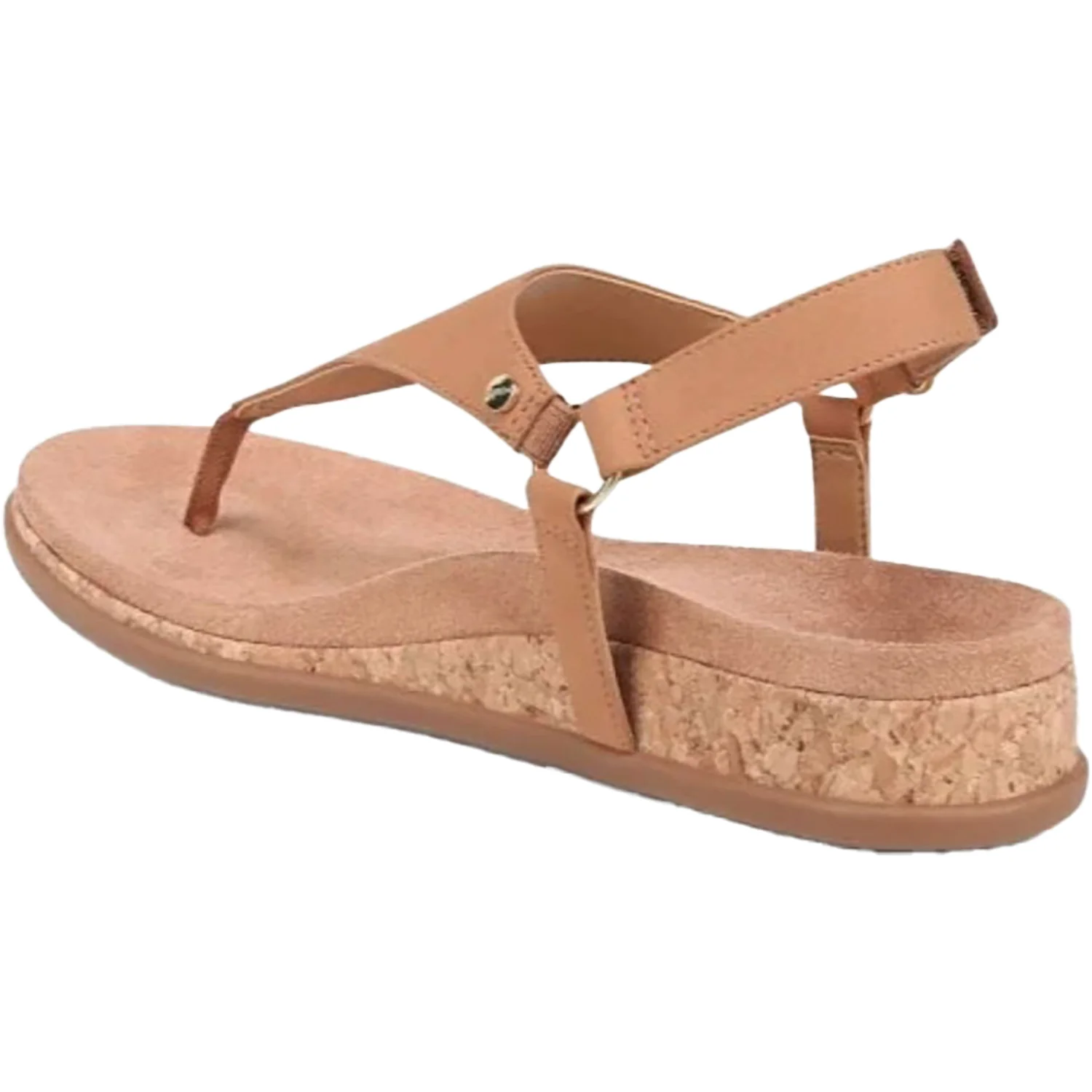Vionic Kirra II Women's Thong Sandals Camel Nubuck - Image 4