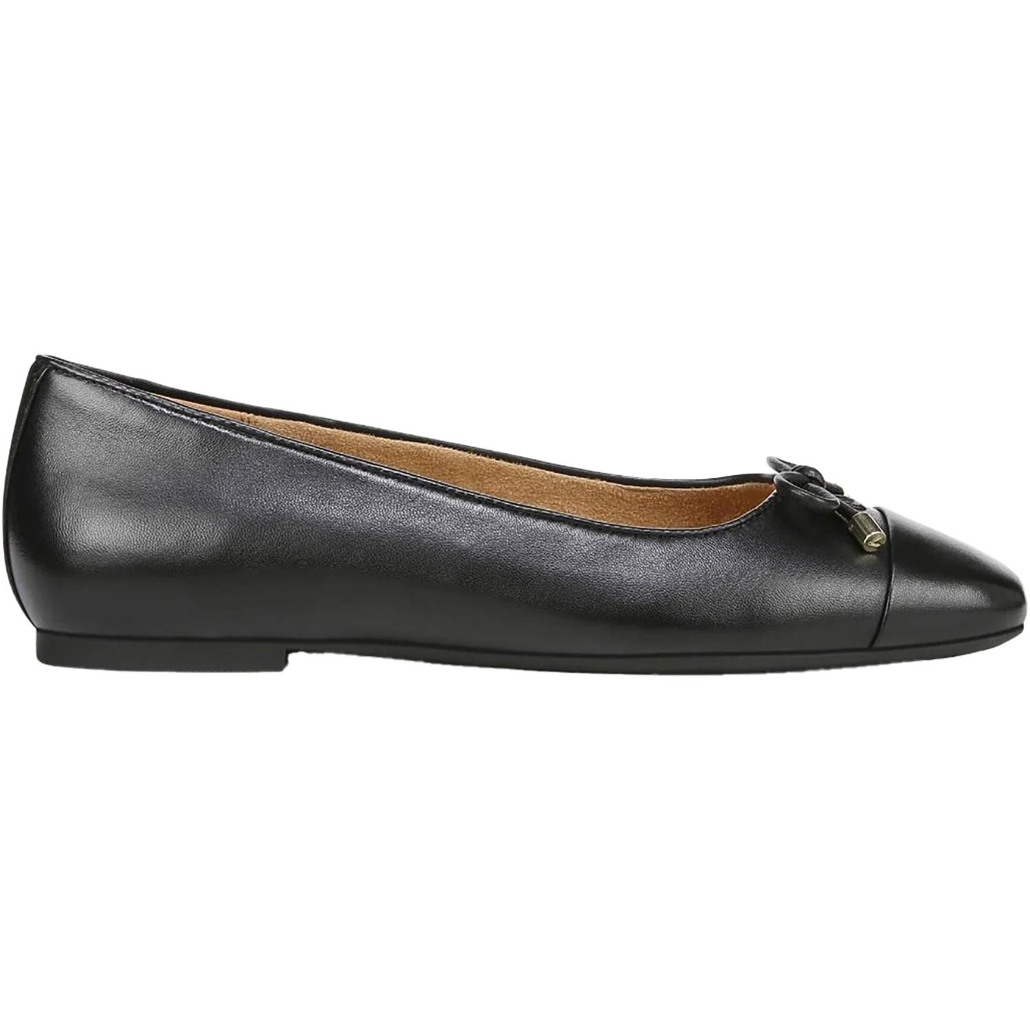 Vionic Klara Women's Slip On Flats Black Leather