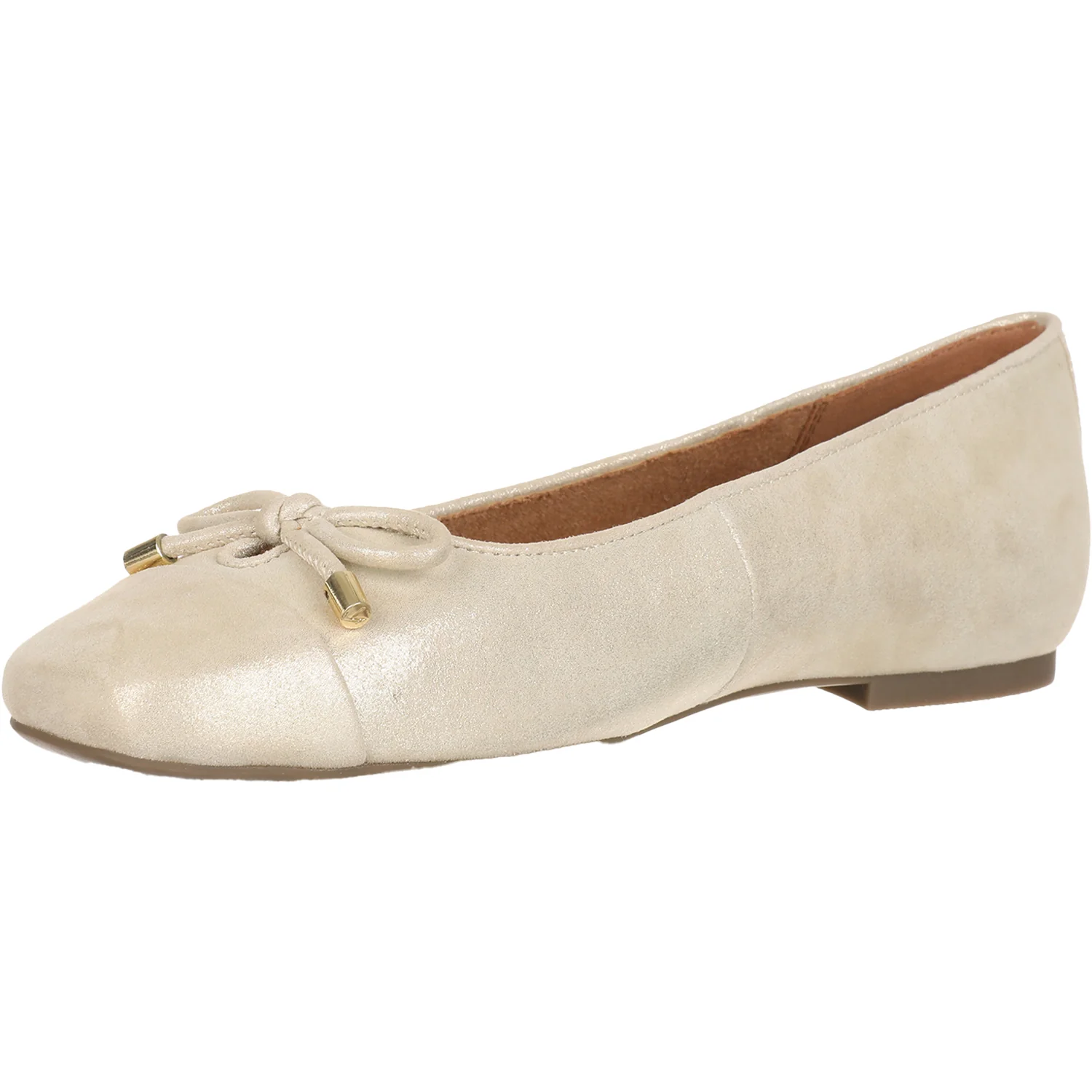 Vionic Klara Women's Slip On Flats Gold Leather - Image 3