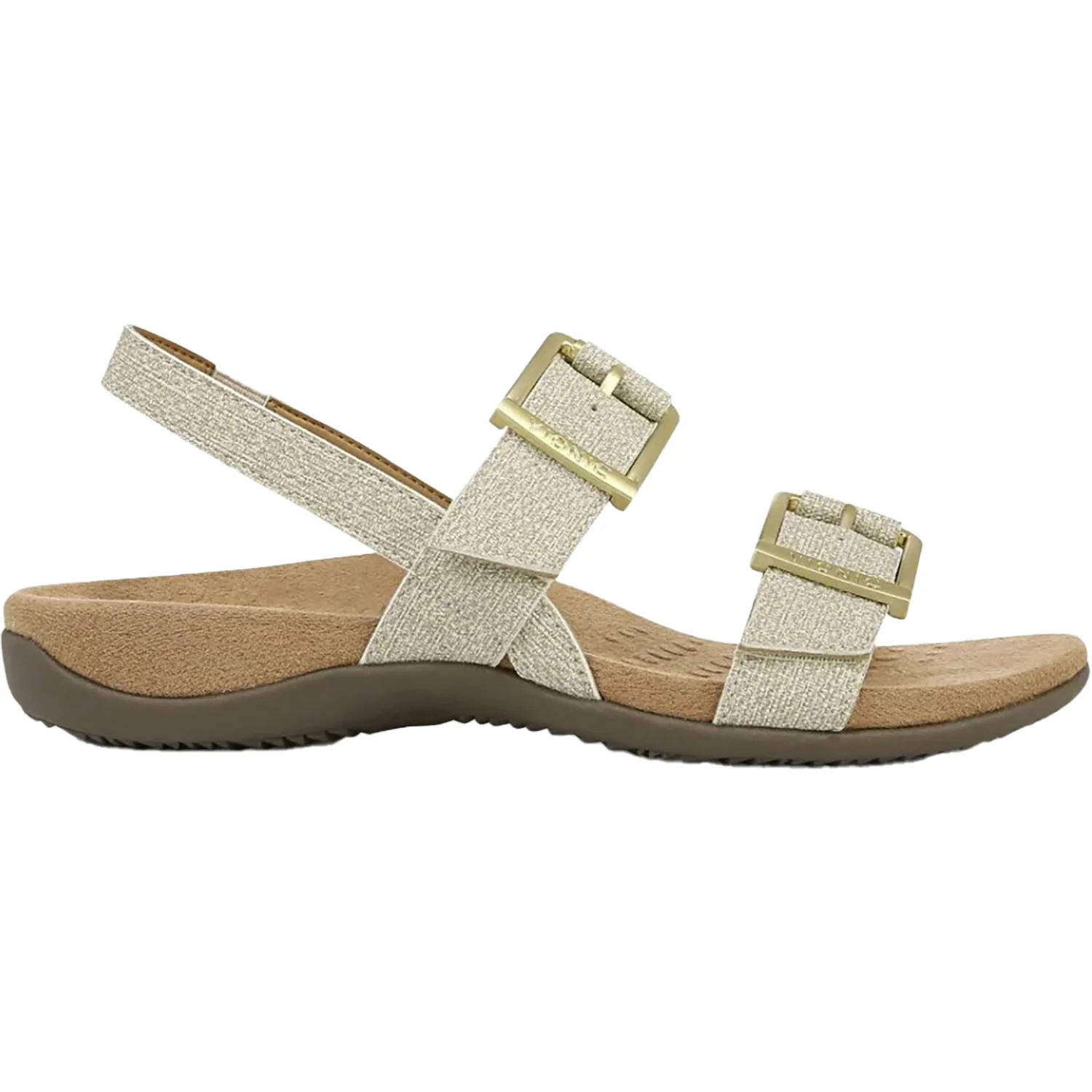 Vionic Reese Women's Sandals Oatmeal Denim Synthetic