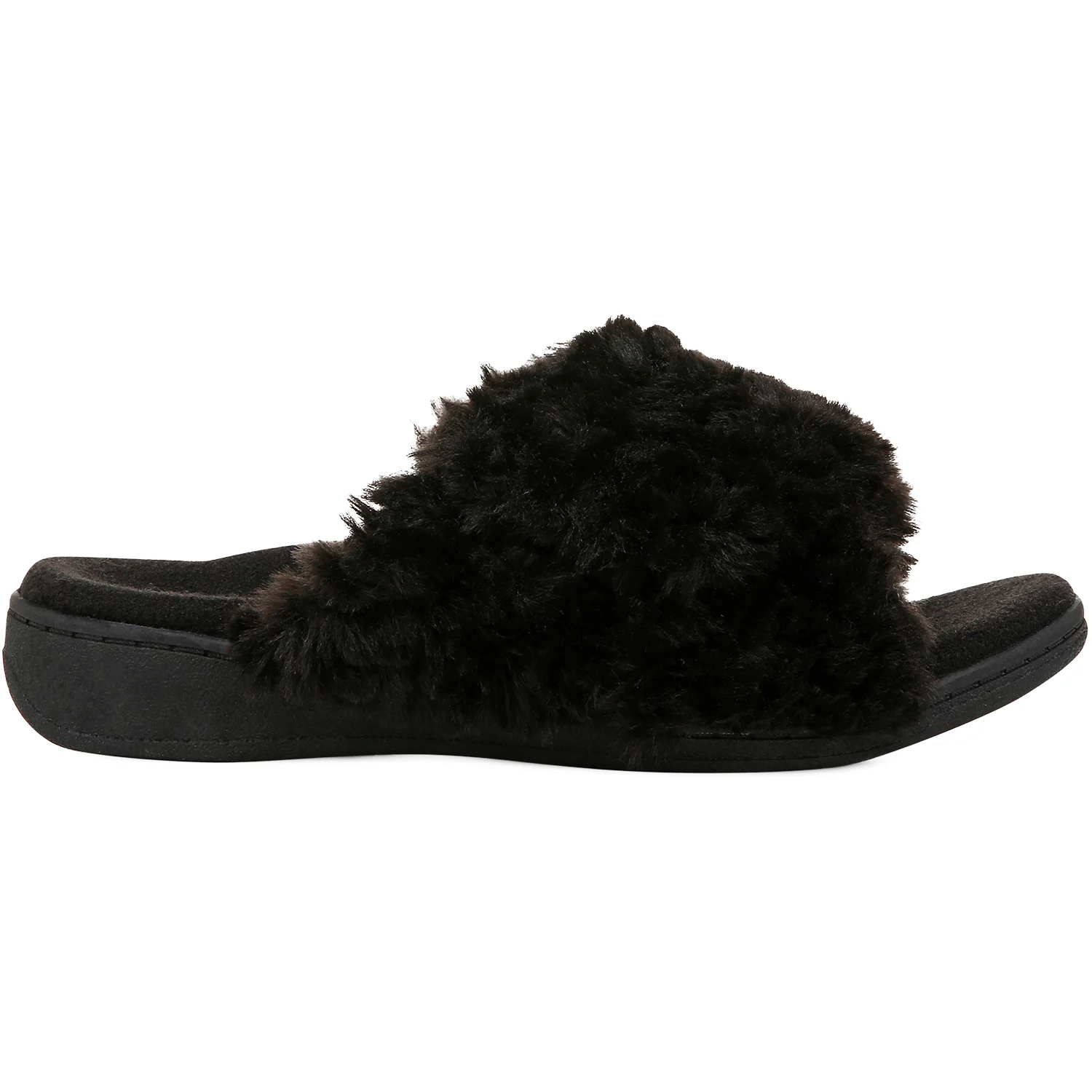 Vionic Relax II Women's Slippers Black Shearling