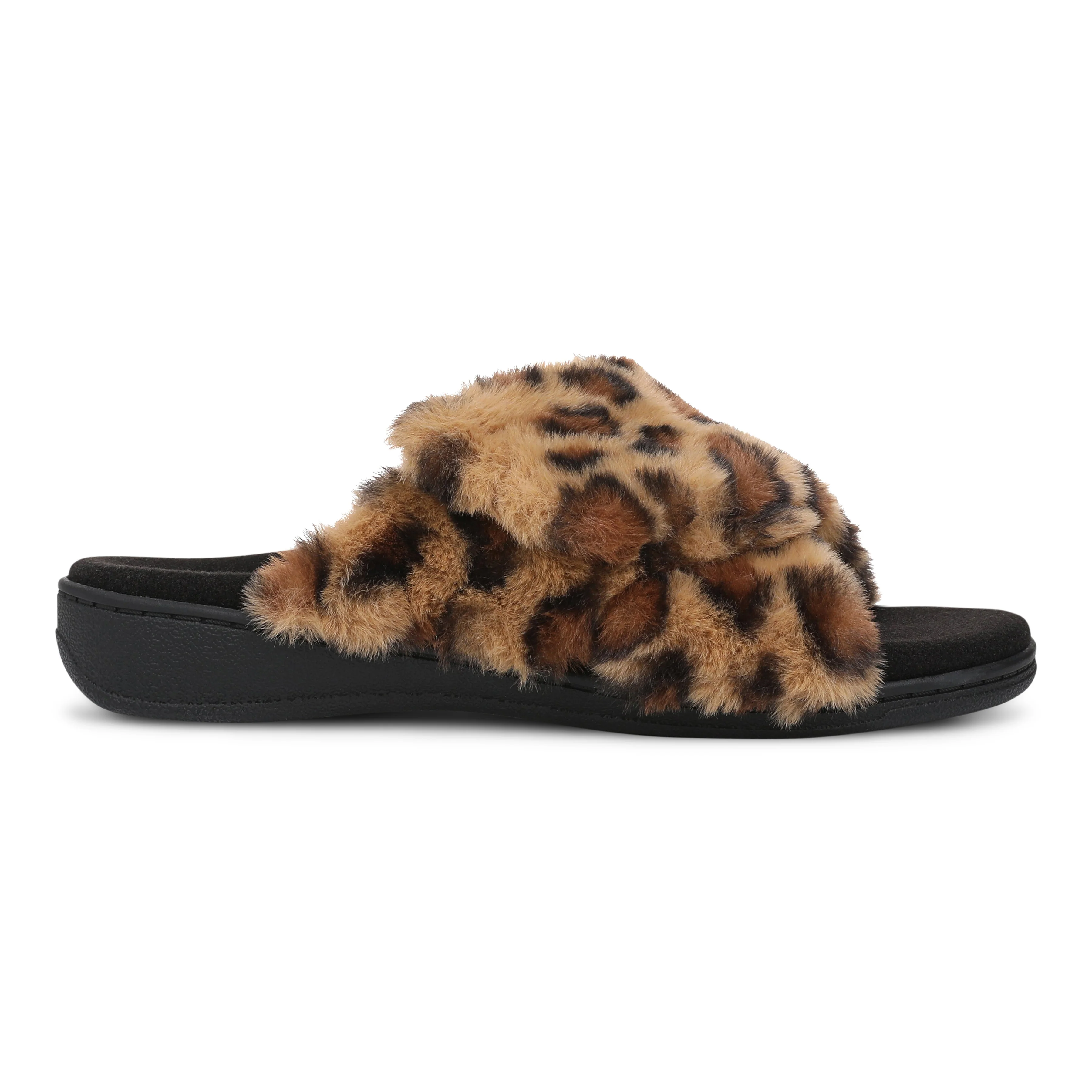 Vionic Relax II Women's Open Back Slippers Brown Multi