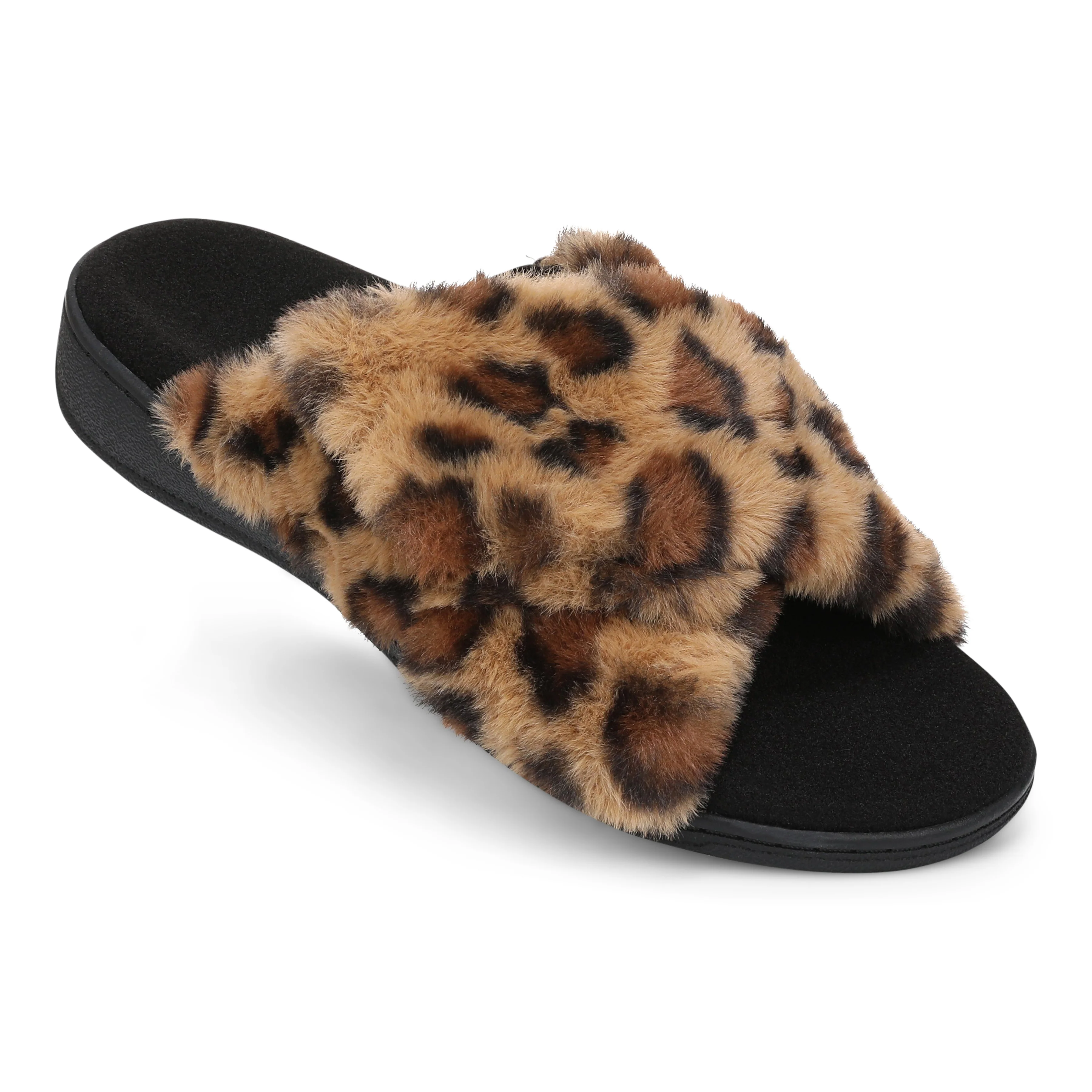 Vionic Relax II Women's Open Back Slippers Brown Multi - Image 6