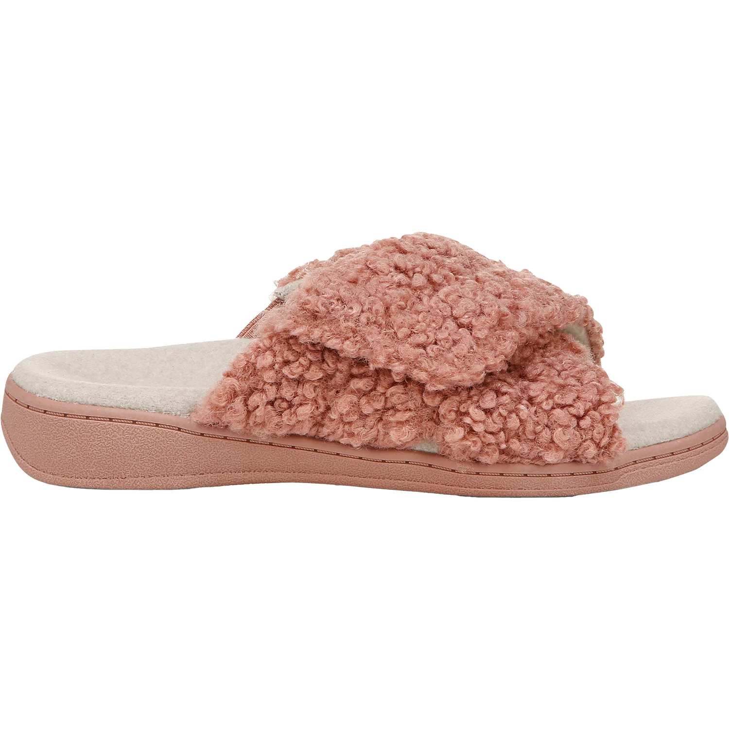 Vionic Relax II Women's Slippers Cinder Rose Shearling