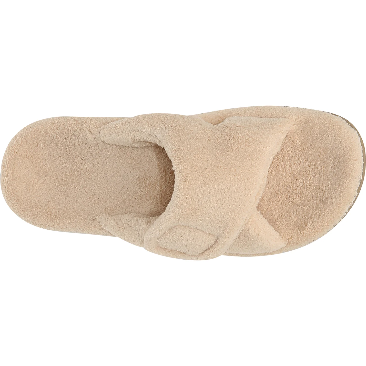 Vionic Relax Women's Slippers Tan Terrycloth - Image 2