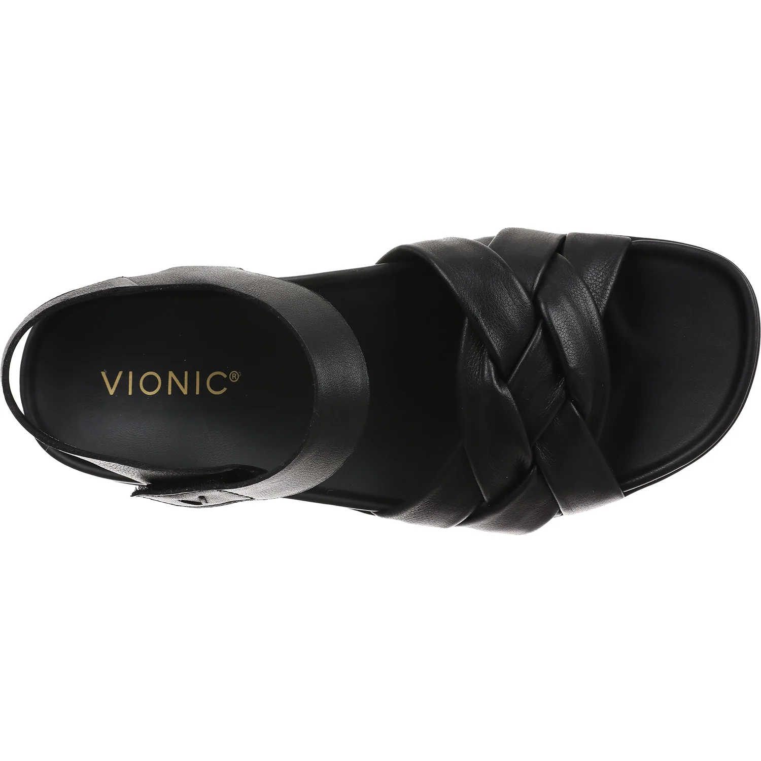 Vionic Rosa Women's Sandals Black Leather - Image 2