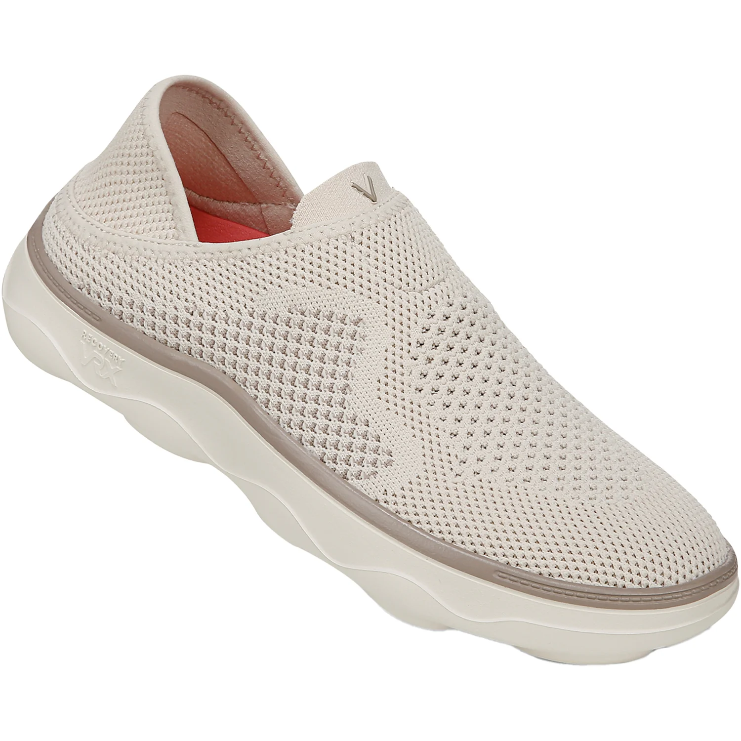 Vionic Sage Rx Stretch Knit Women's Athletic Athleisure Shoes Slip Ons Cream - Image 6