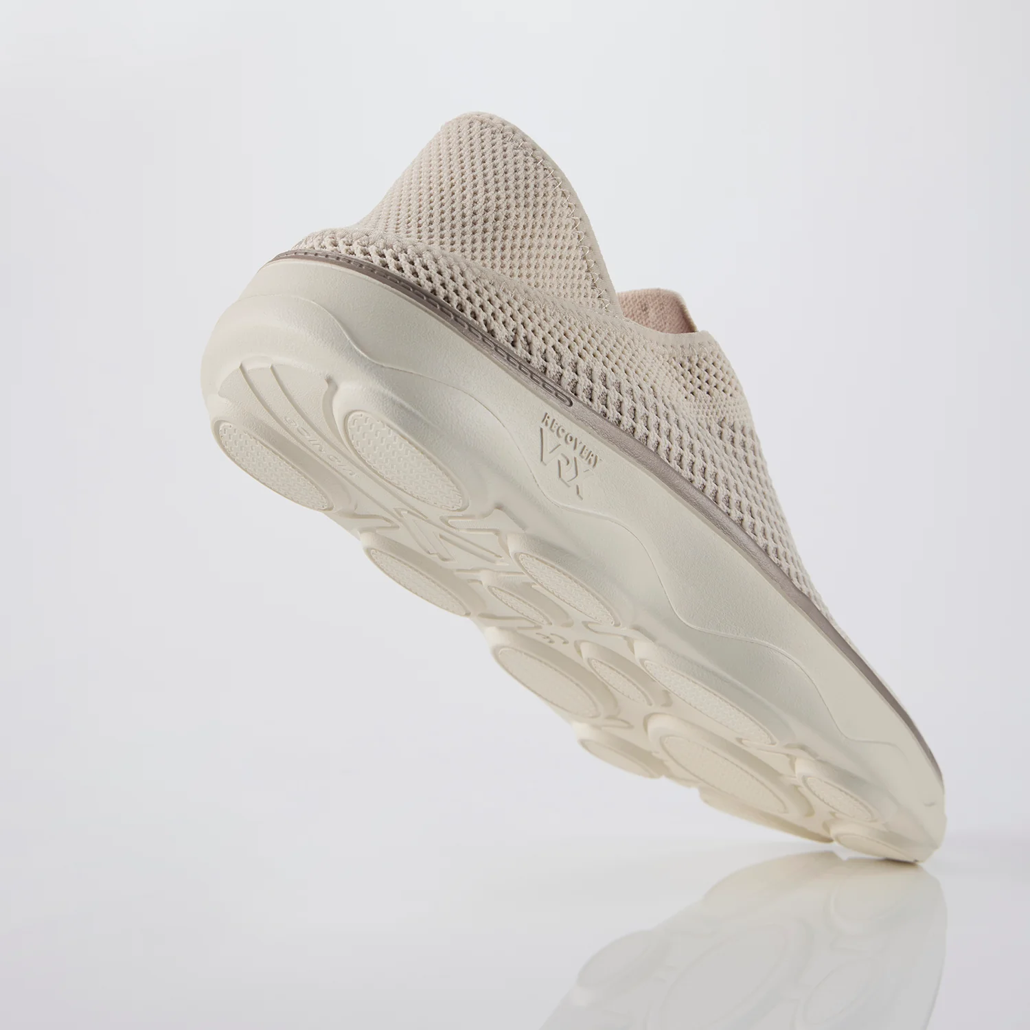 Vionic Sage Rx Stretch Knit Women's Athletic Athleisure Shoes Slip Ons Cream - Image 8