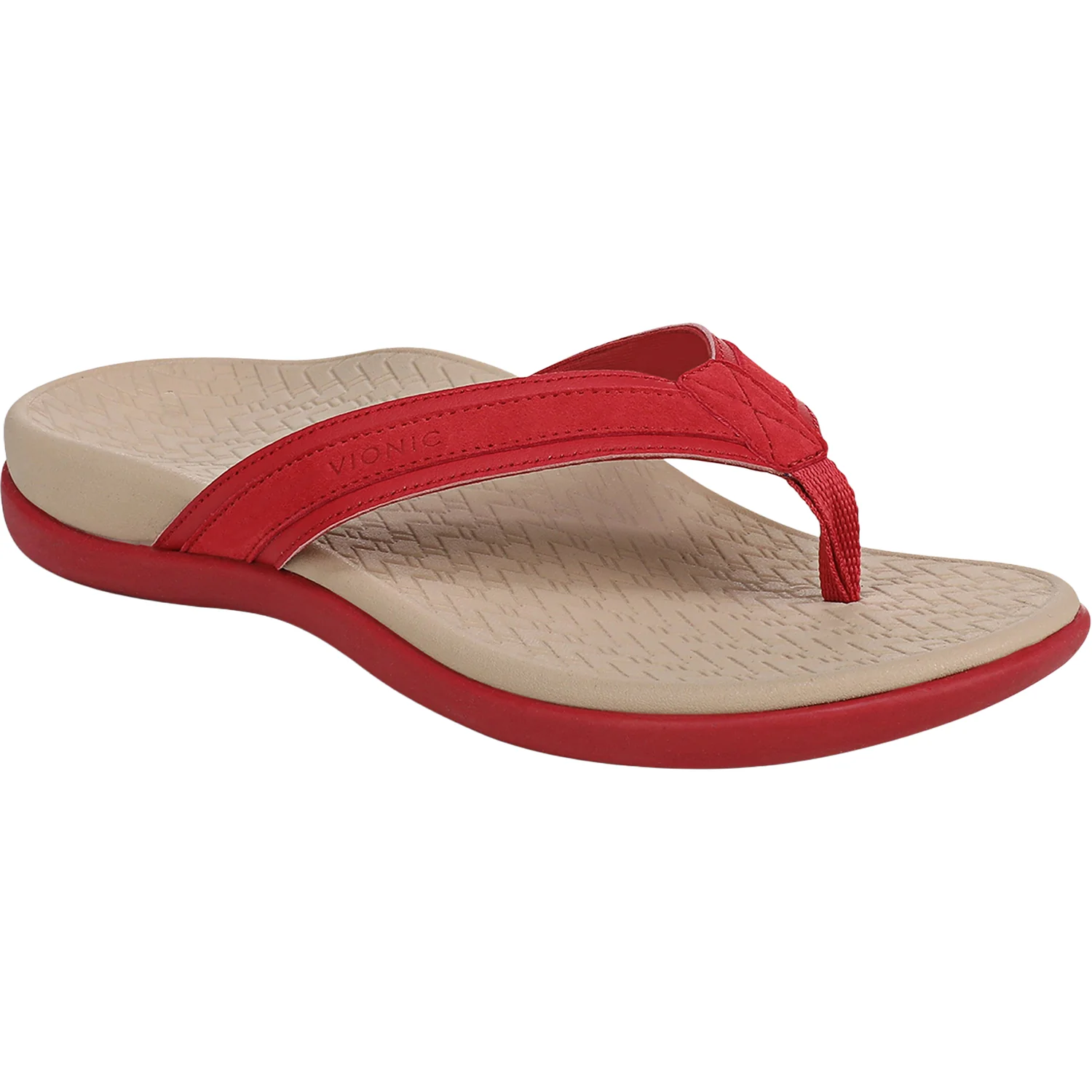 Vionic Tide 20 Women's Thong Sandals Varsity Red - Image 5