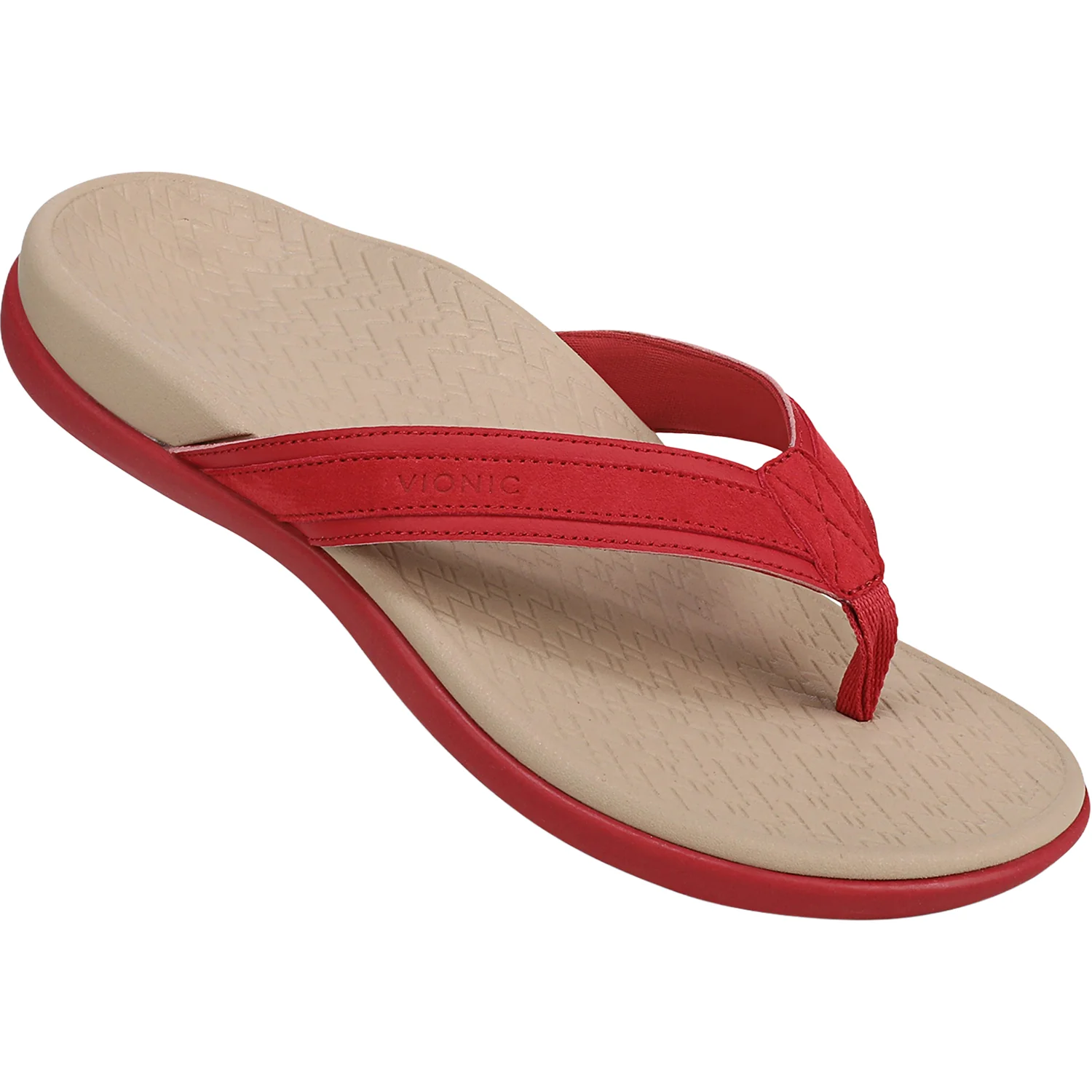 Vionic Tide 20 Women's Thong Sandals Varsity Red - Image 8