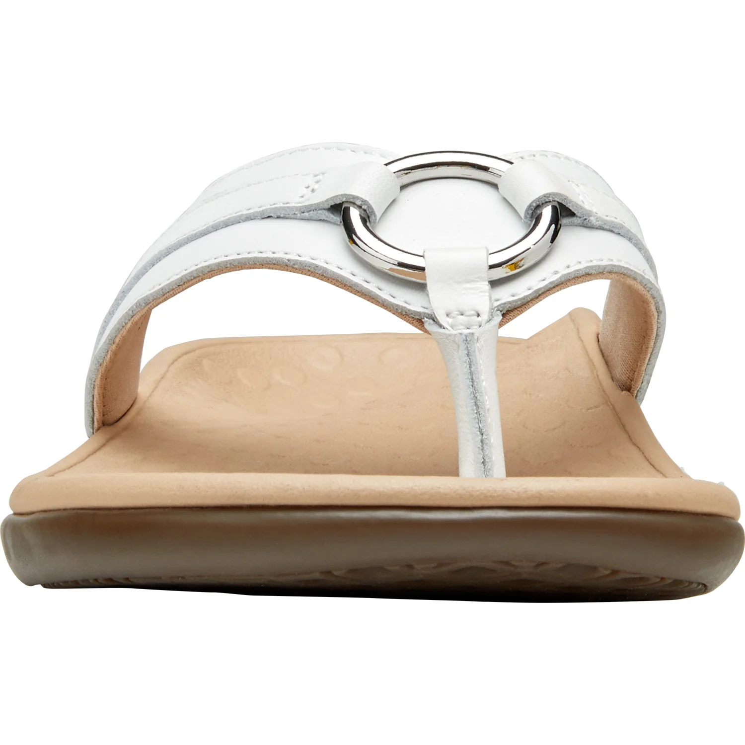Vionic Tide Aloe Women's Sandals White Leather - Image 3