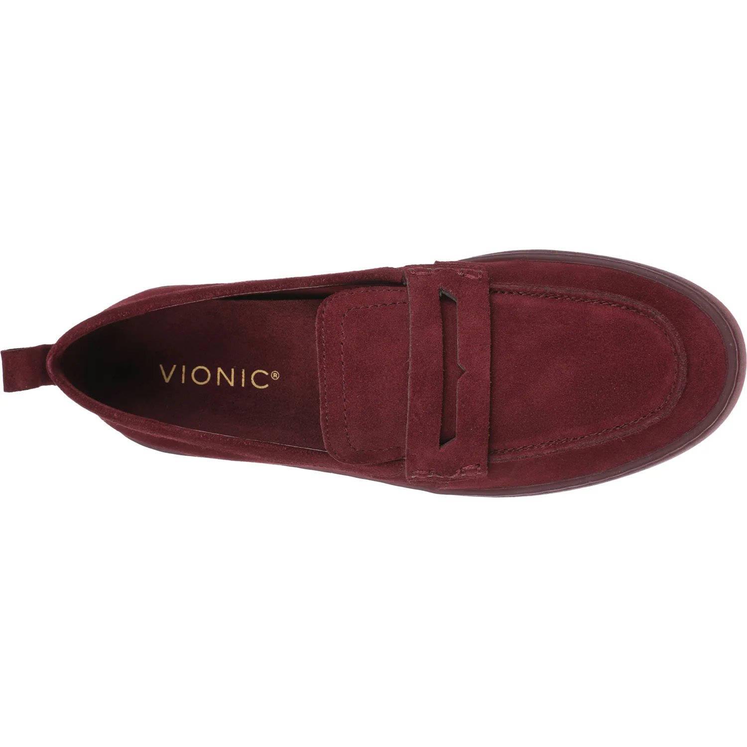 Vionic Uptown Women's Shoes Cherry Jubilee Suede - Image 2