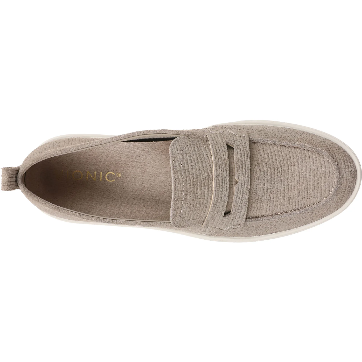 Vionic Uptown Women's Slip Ons Cobblestone Suede - Image 2