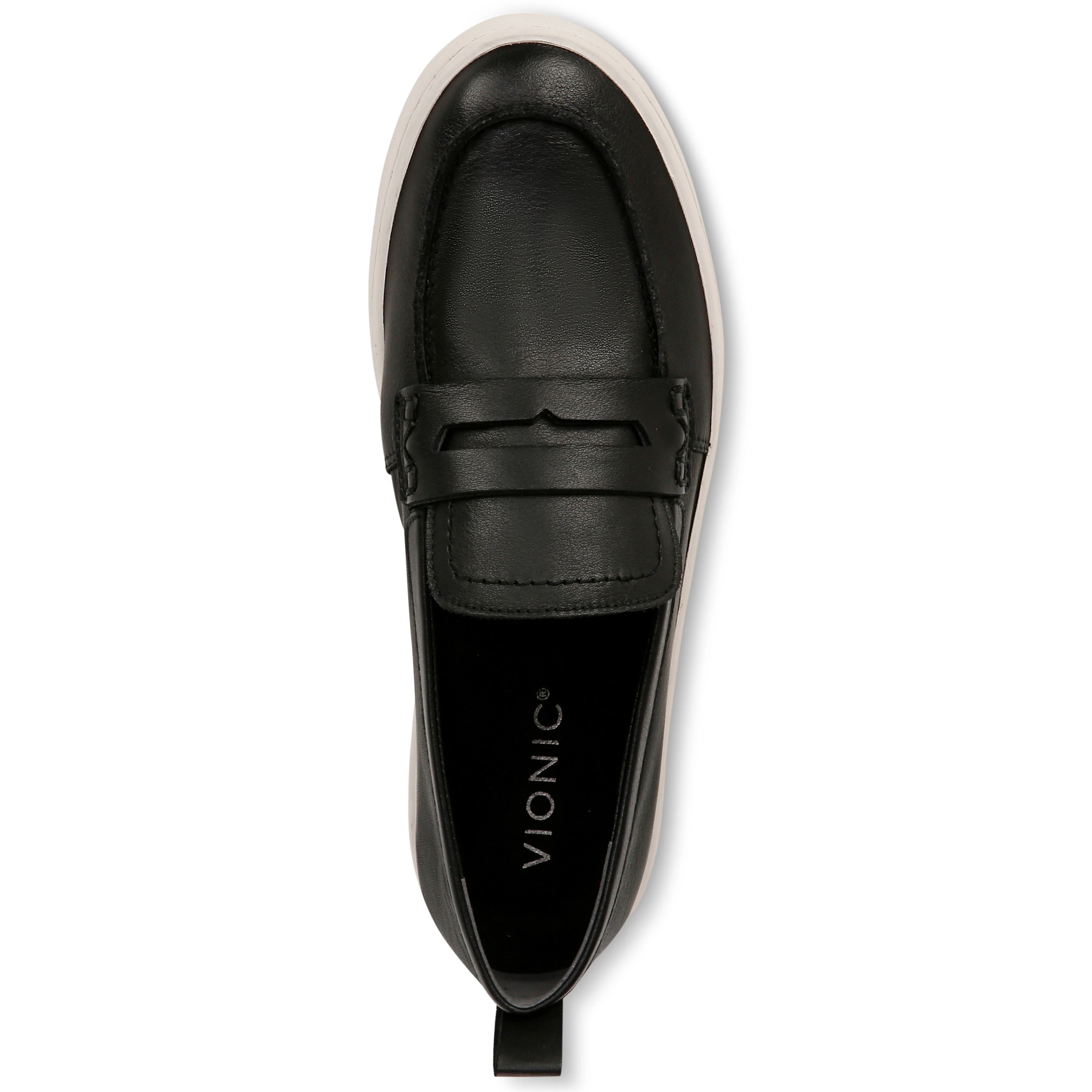 Vionic Uptown Loafer Women's Loafers Black/White Leather - Image 2