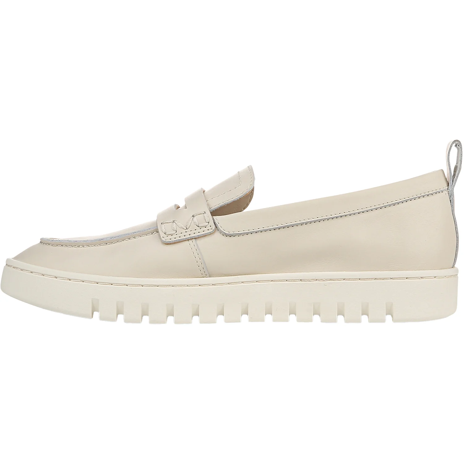 Vionic Uptown Loafer Women's Slip Ons Cream Leather - Image 3