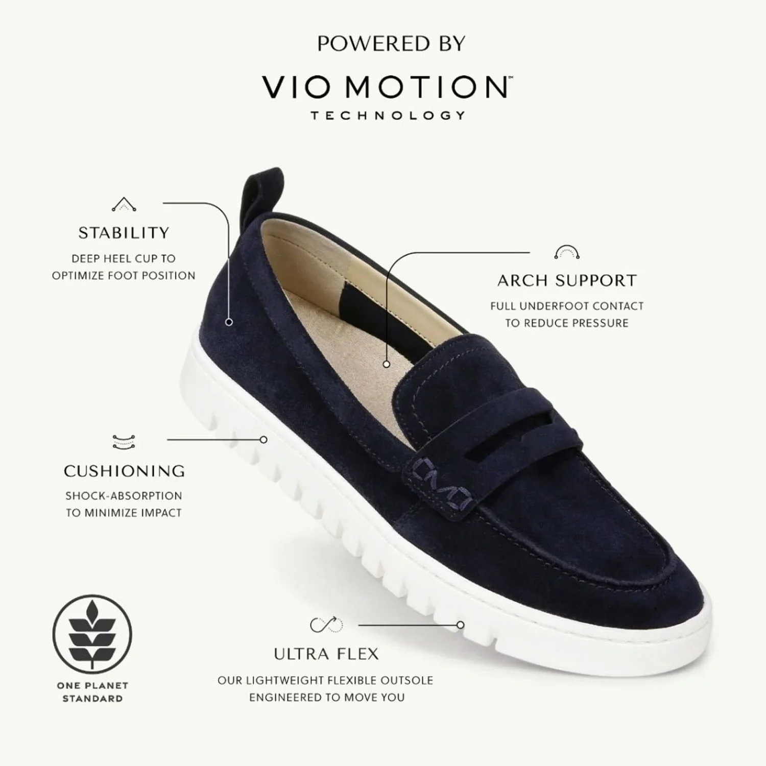 Vionic Uptown Loafer Women's Loafers Magnolia Dusk Suede - Image 7