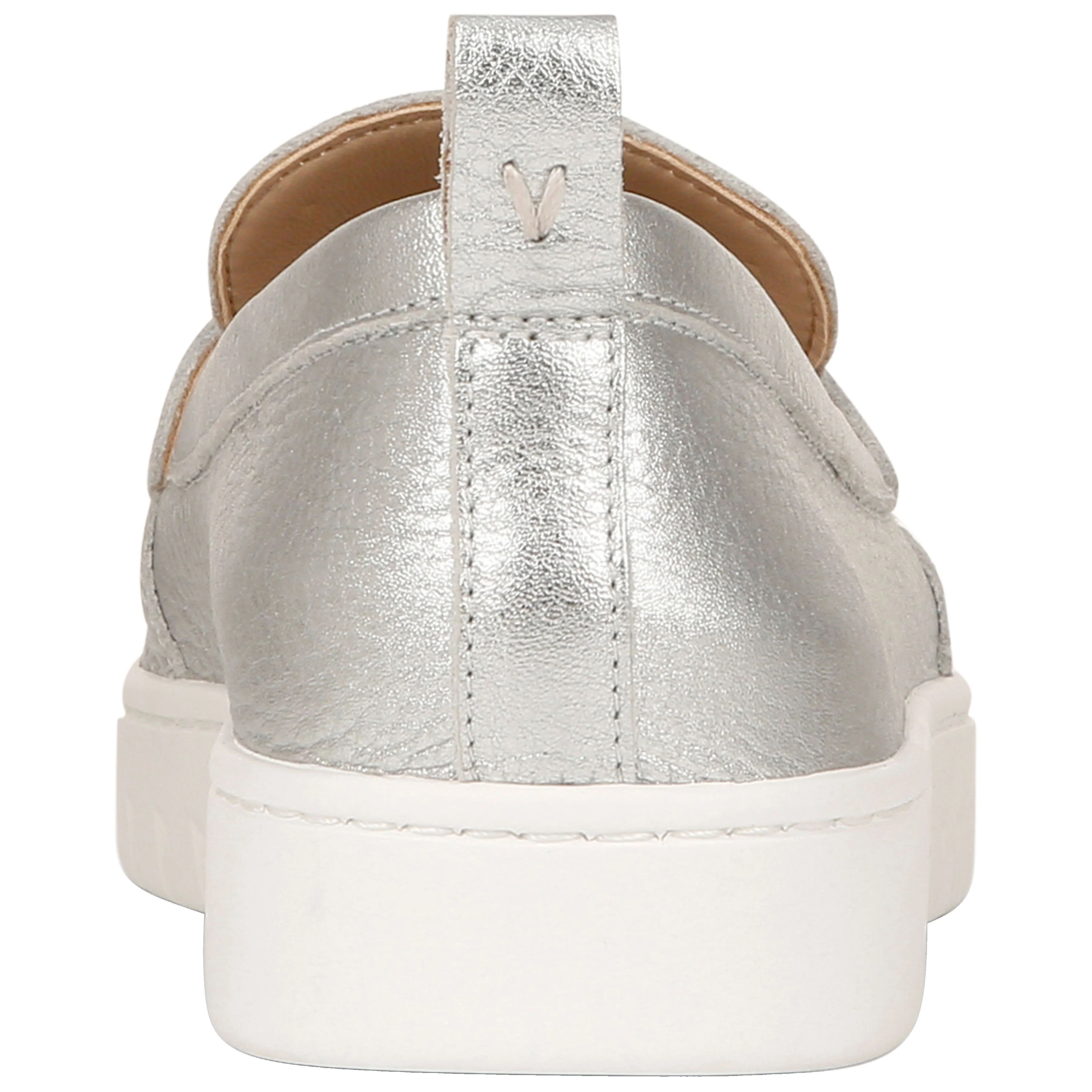 Vionic Uptown Loafer Women's Loafers Silver Metallic Leather - Image 4