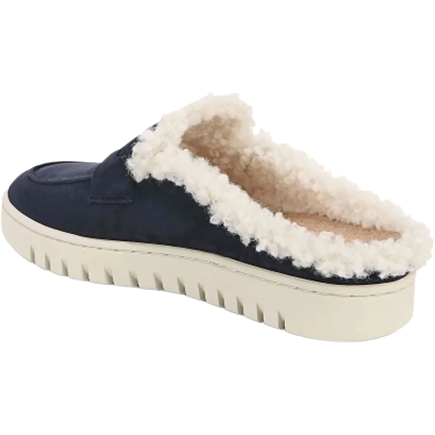 Vionic Uptown Mule Women's Slip Ons Peacoat Nubuck - Image 3