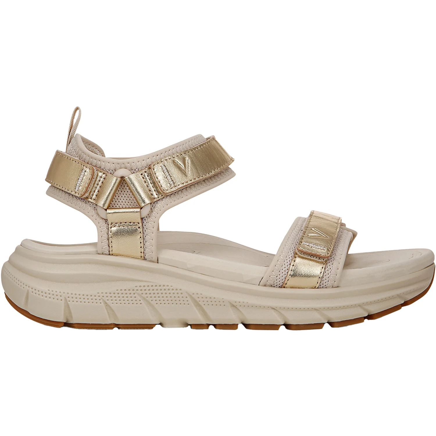 Vionic Walk Max Wanderer Women's Outdoor Sandals Parchment/Gold