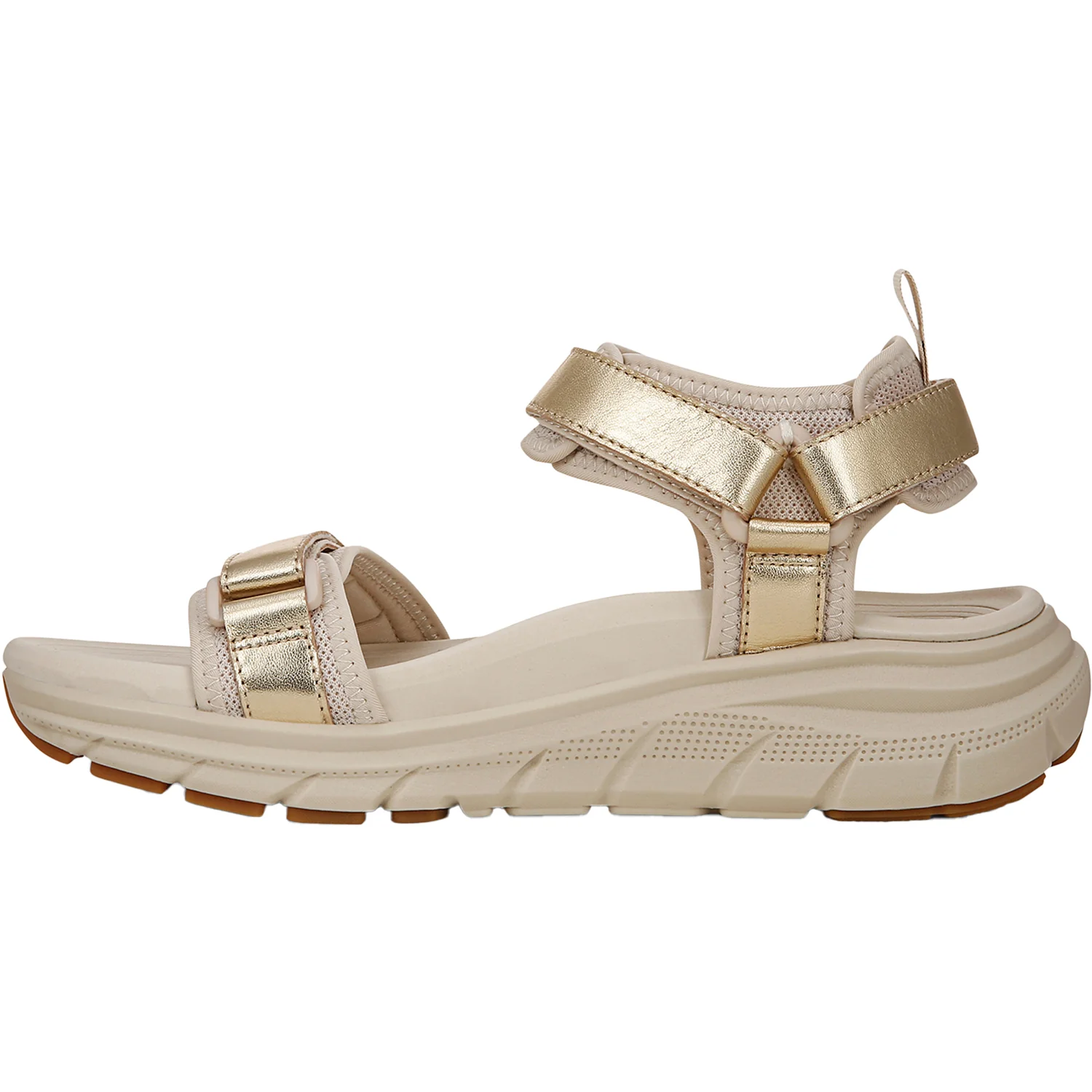Vionic Walk Max Wanderer Women's Outdoor Sandals Parchment/Gold - Image 3
