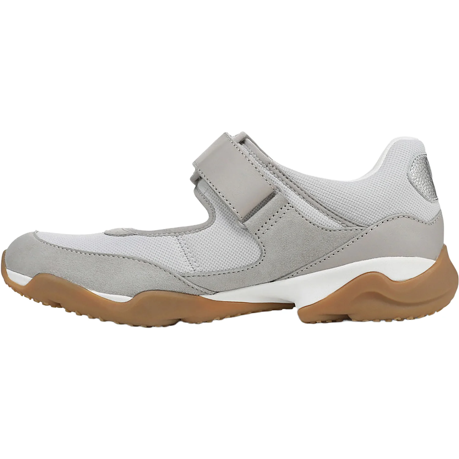 Vionic Walk Slim Giselle Women's Mary Jane Sporty Vapor Grey/Silver - Image 3