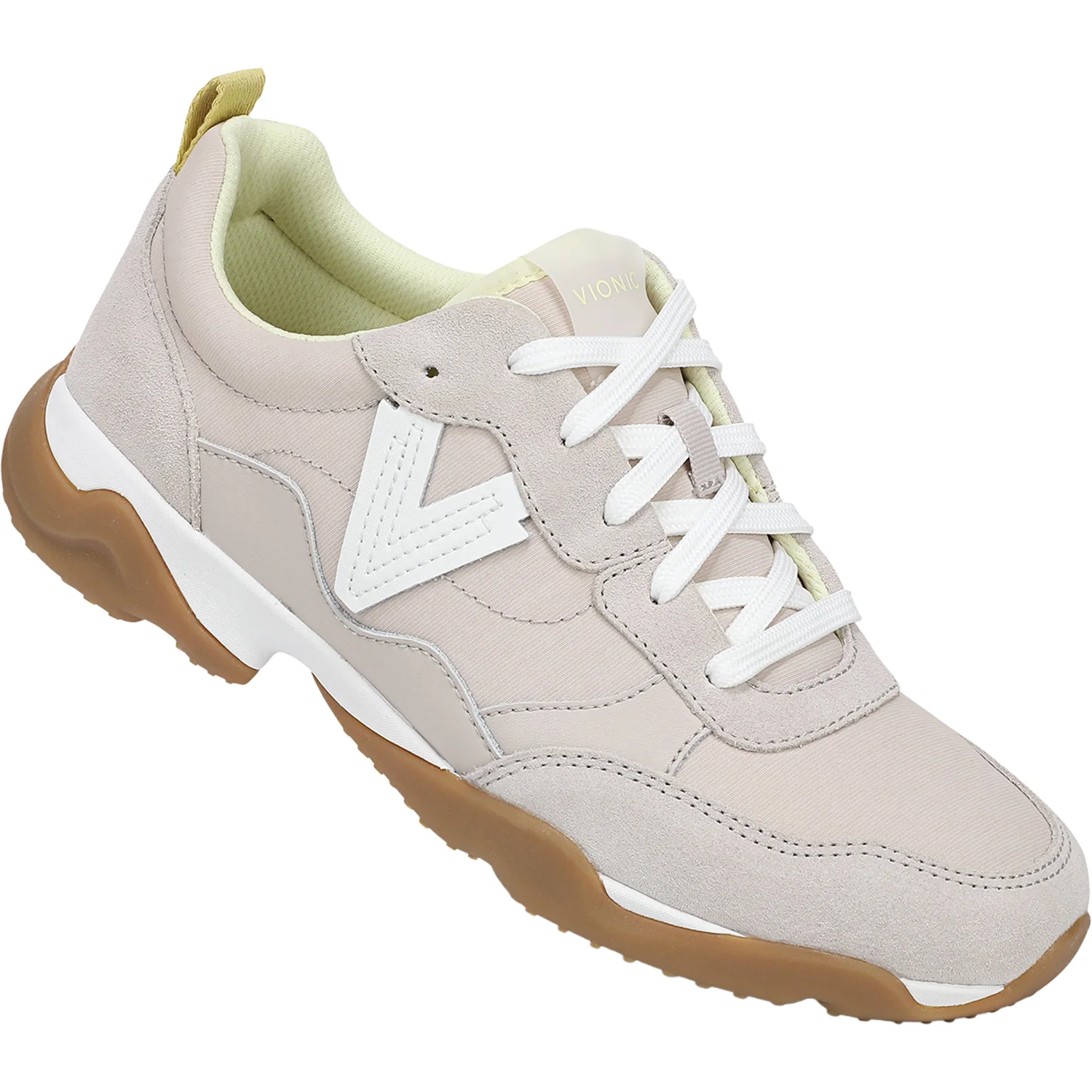 Vionic Walk Slim Glide Women's Sporty Lace Up Shoes Chateau Grey - Image 7