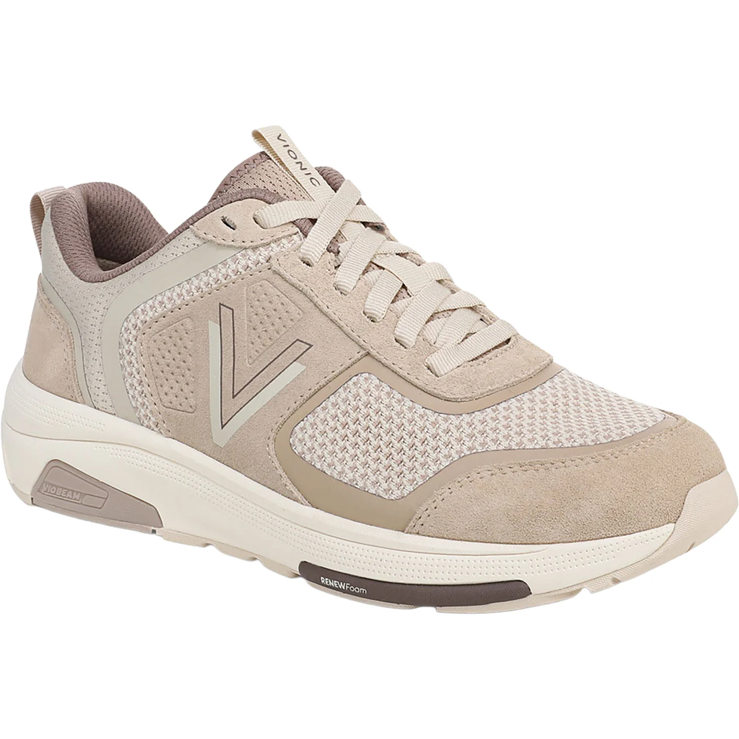 Vionic Walk Strider Knit Women's Athletic Shoes Lucid Beige - Image 5