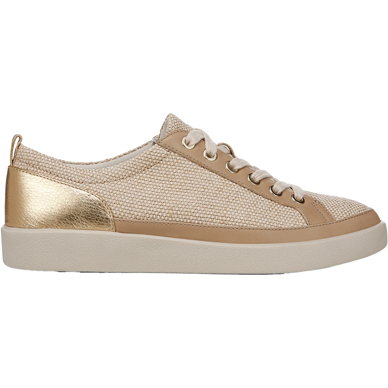 Vionic Winny Women's Sporty Lace Up Shoes Natural/Gold