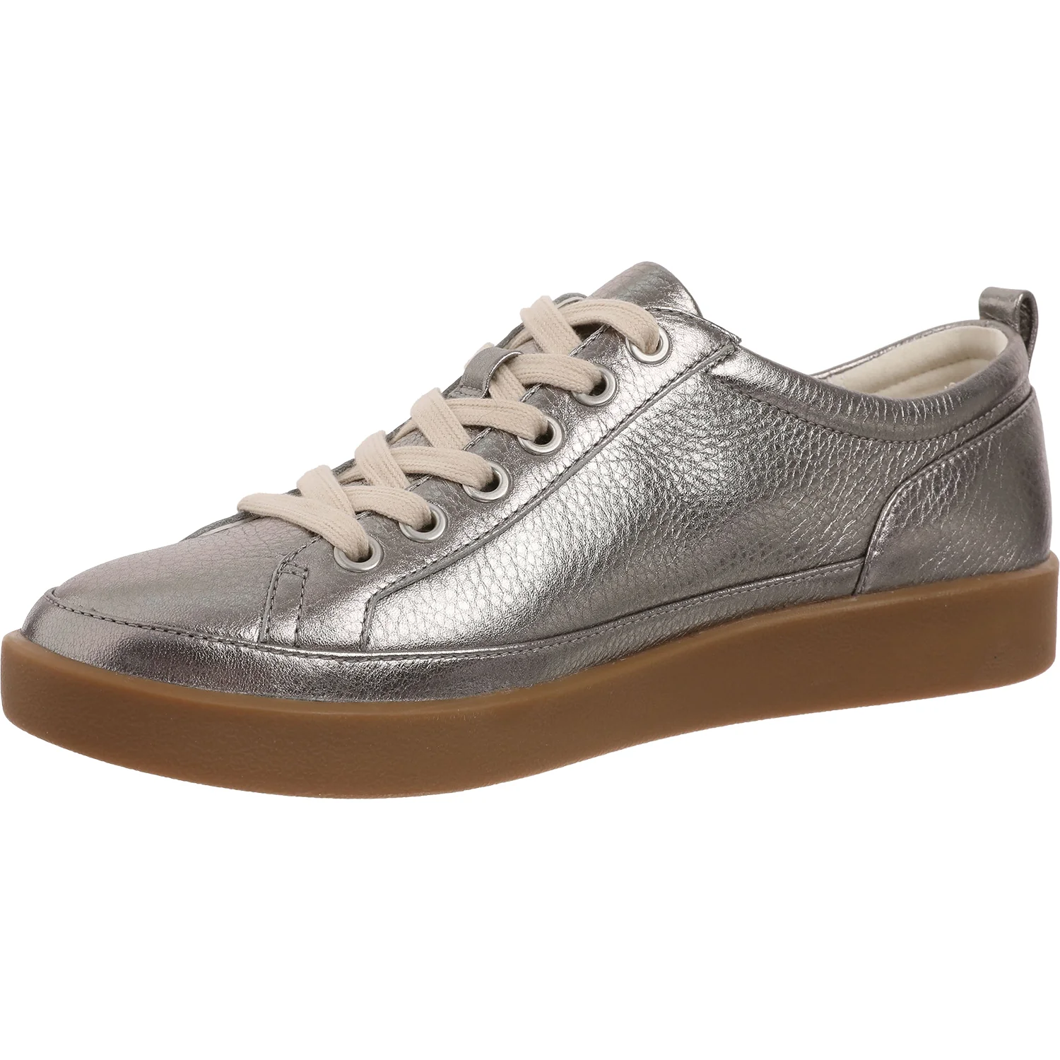 Vionic Winny Women's Sneakers Pewter Leather - Image 3