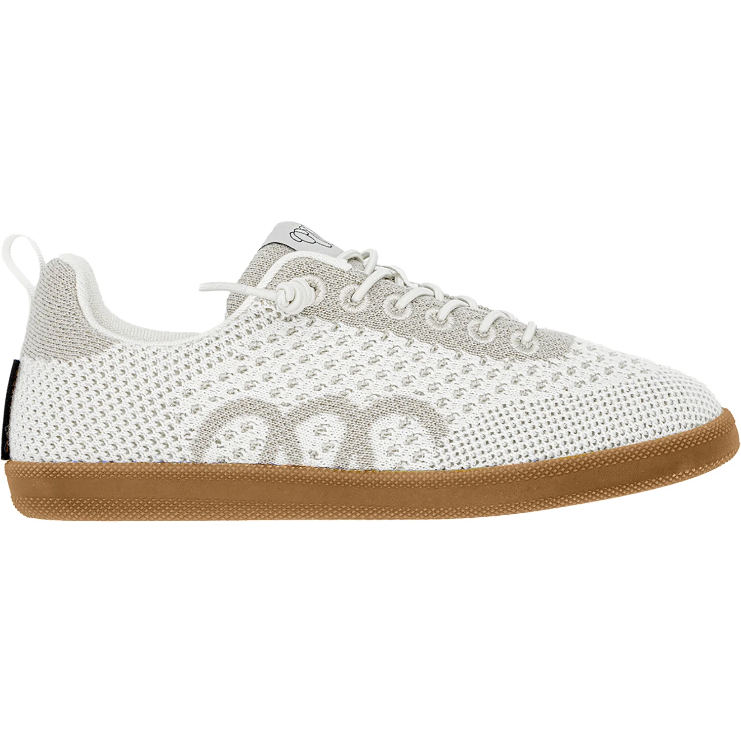 Woolloomooloo Engadine Wool Unisex Sporty Lace Up Shoes Taupe Multi