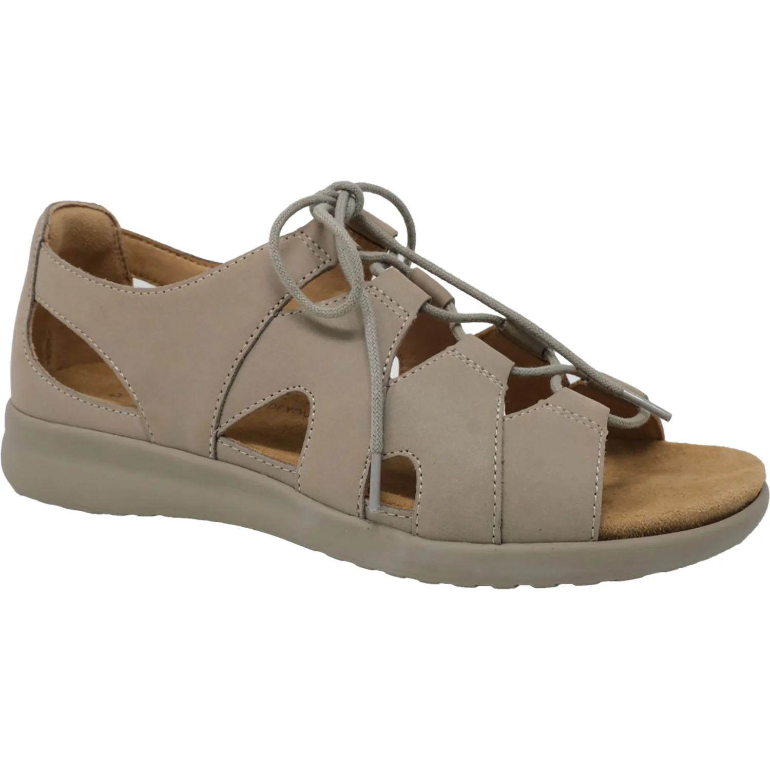 Ziera Barnett Women's Lace Up Shoes Sandals Misty/Misty Leather