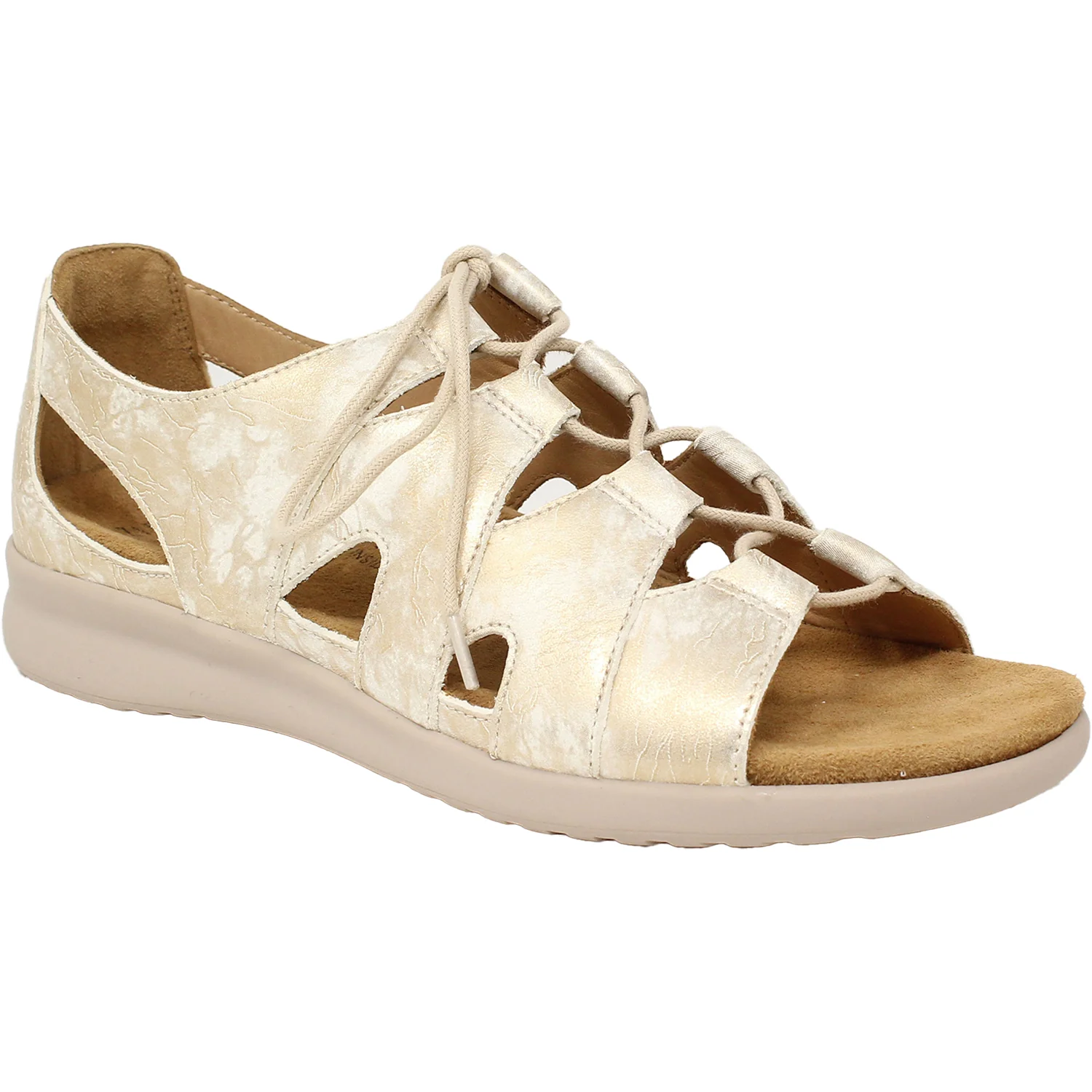 Ziera Barnett Women's Sandals Smudge Metal/Almond