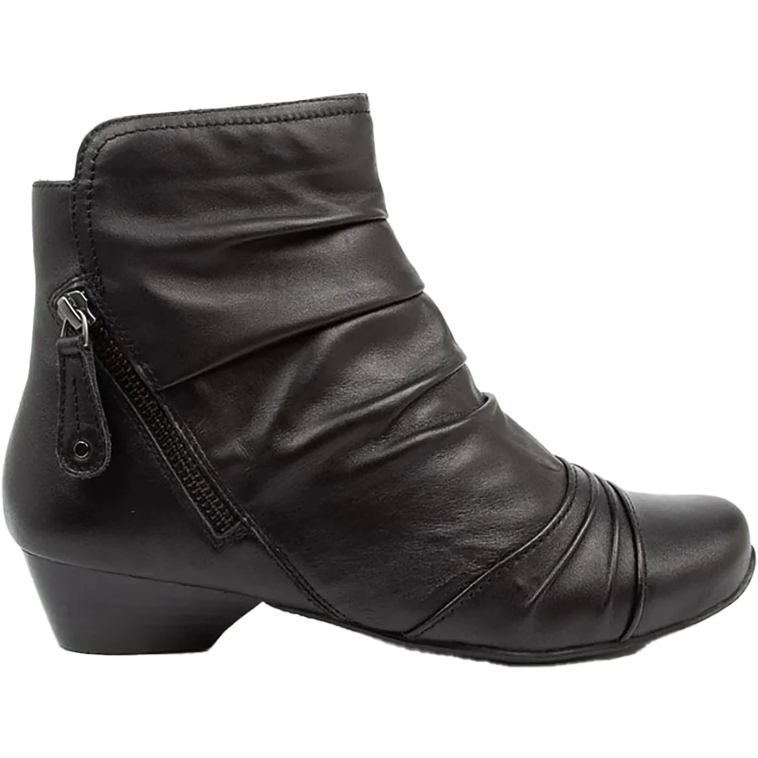 Ziera Camryn Wide Women's Boots Black Leather