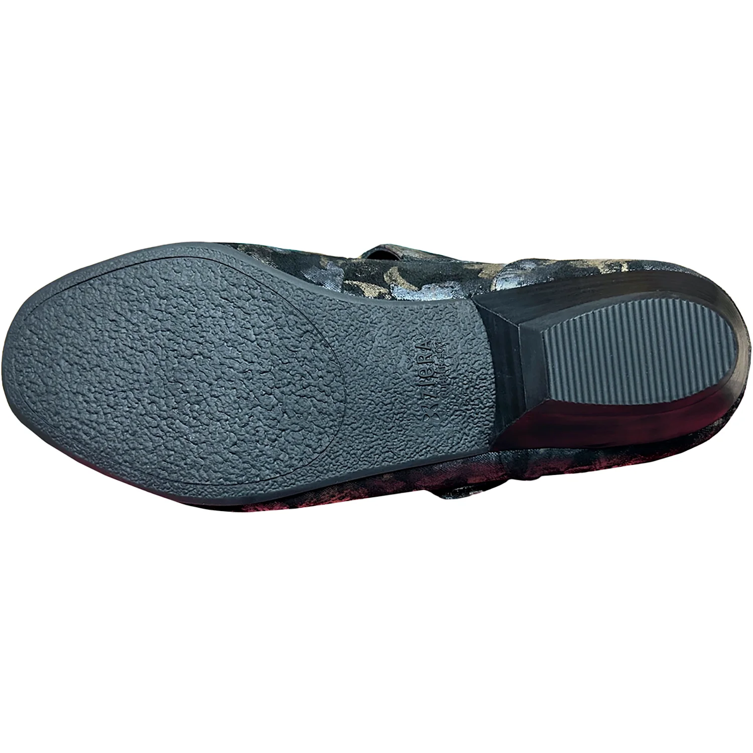 Ziera Candy Women's Dressy Mary Janes Black Metal Suede - Image 4