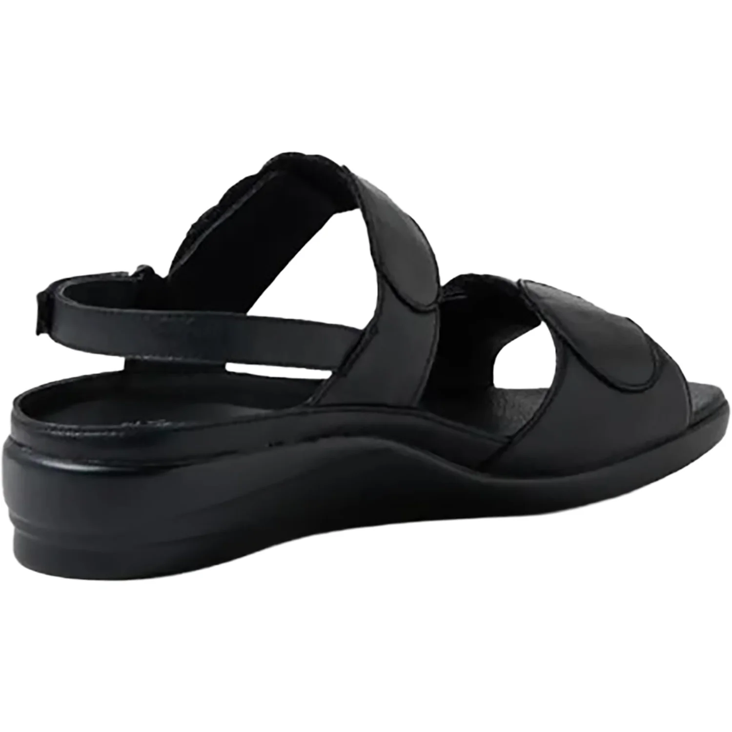 Ziera Dimone Women's Sandals Black Leather - Image 4