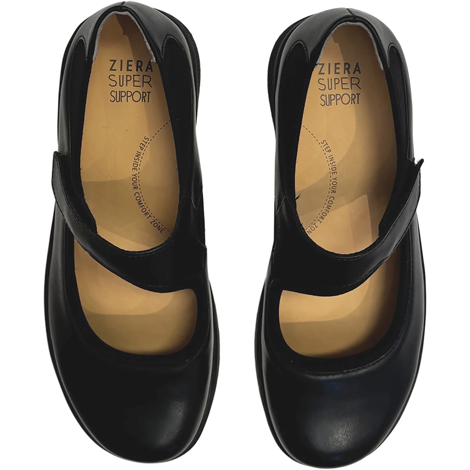 Ziera Silvani Women's Mary Janes Black/Black Sole Leather - Image 2