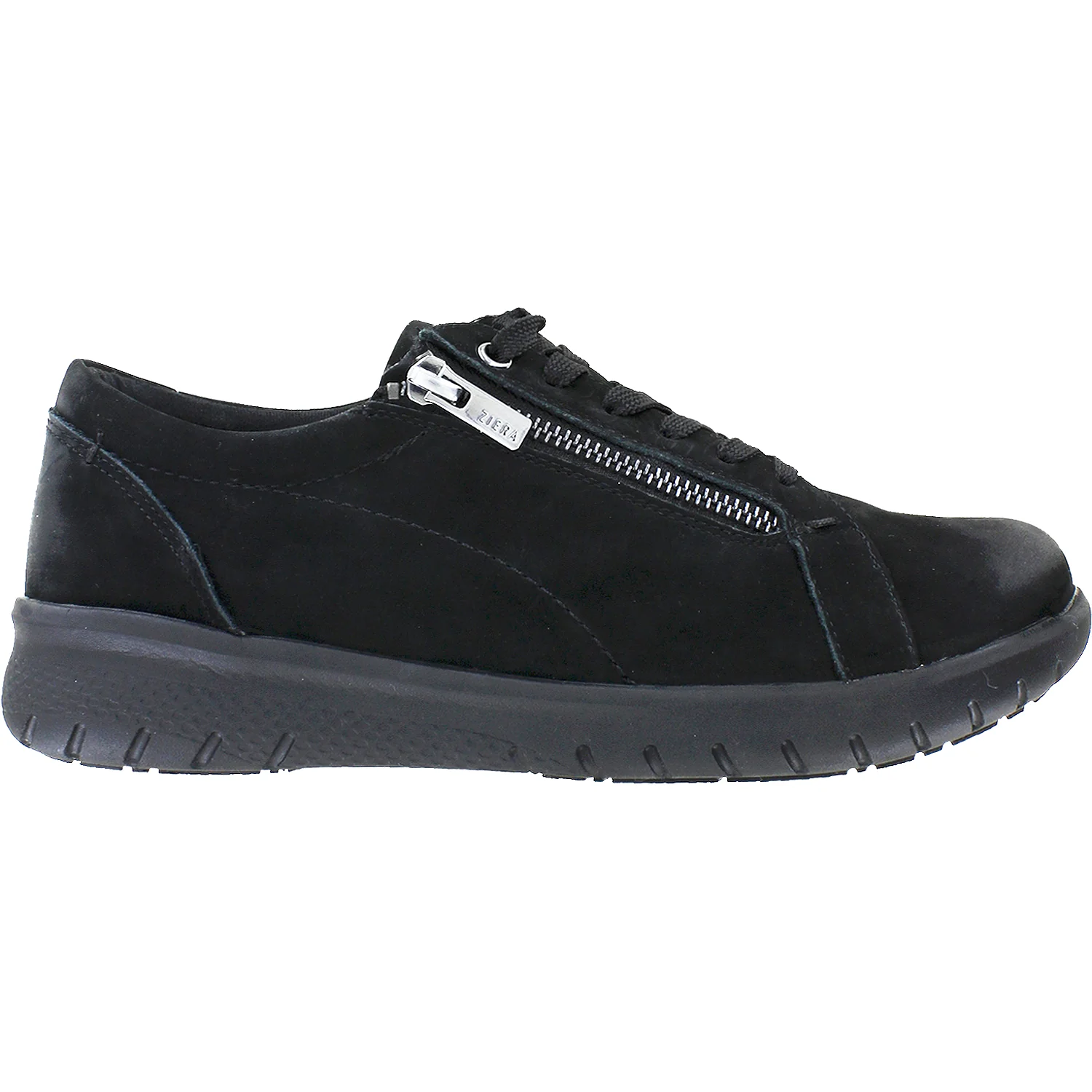Ziera Solar Women's Walking Shoes Black Nubuck