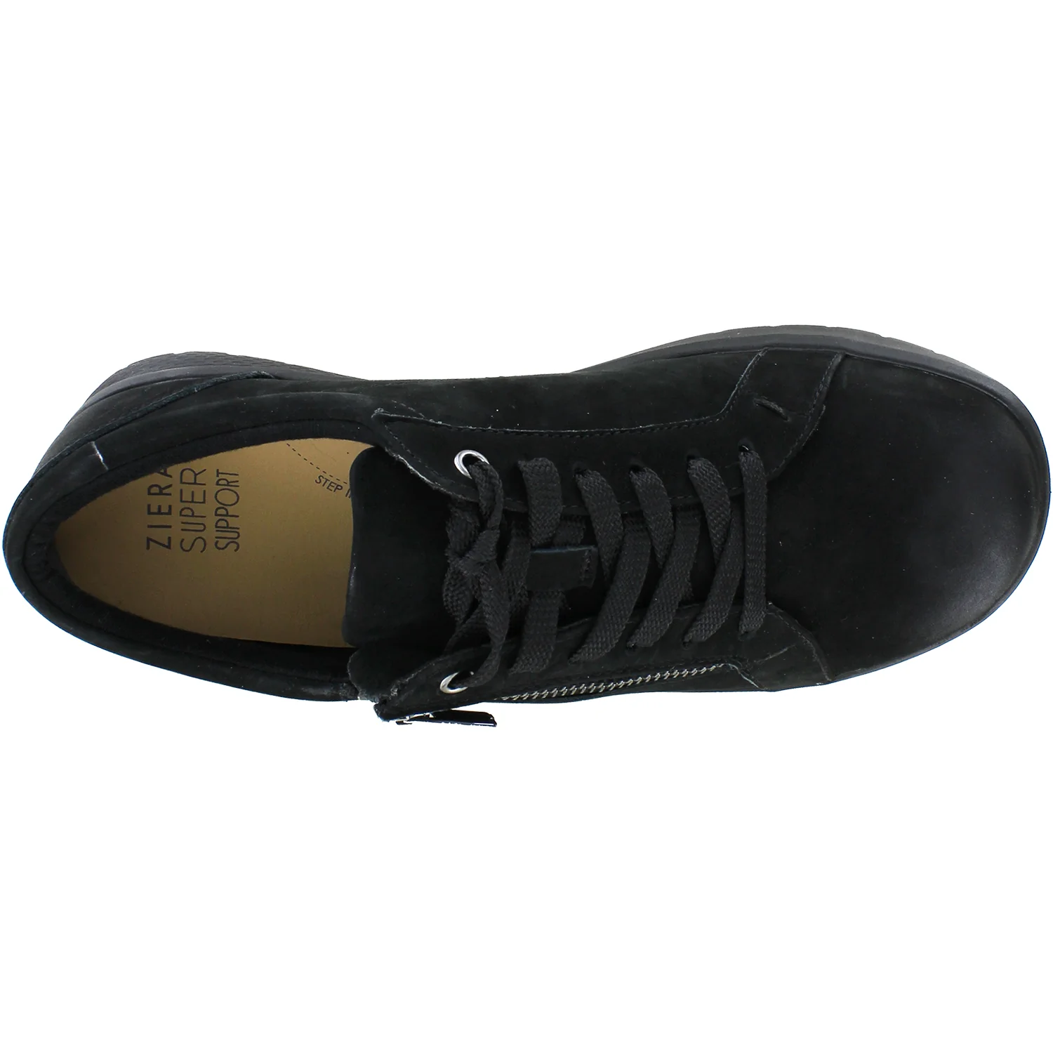 Ziera Solar Women's Walking Shoes Black Nubuck - Image 2