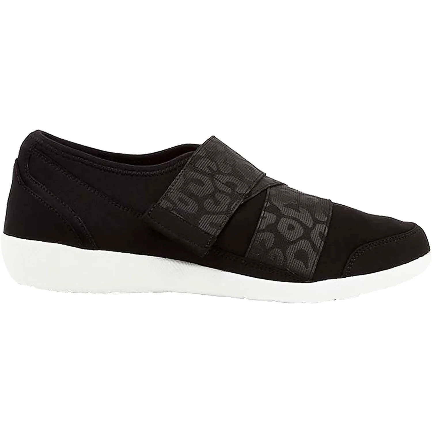 Ziera Urban Women's Slip On Shoes Black Leopard Neoprene
